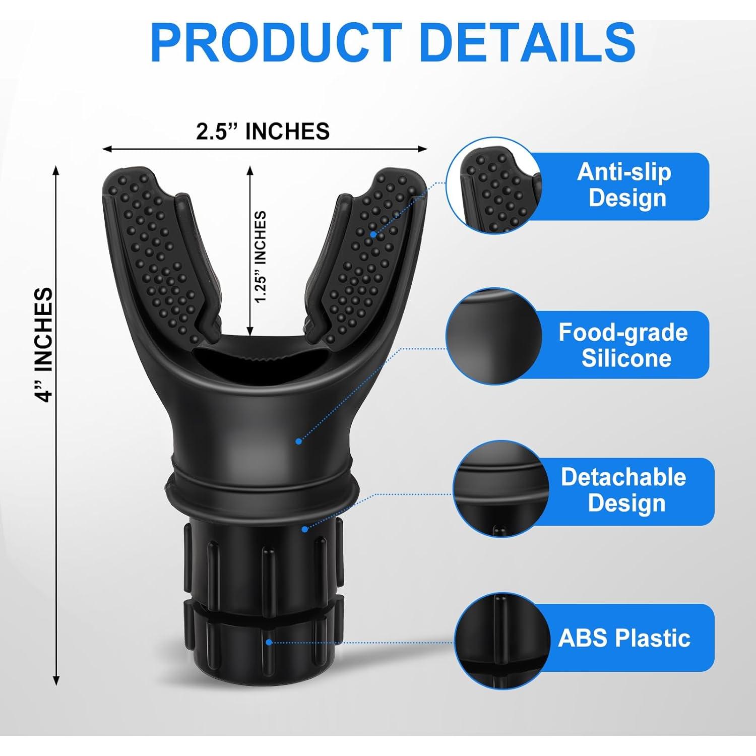 Entrenador de Respiración TEAWOO 3 PCS Ajustable Portátil