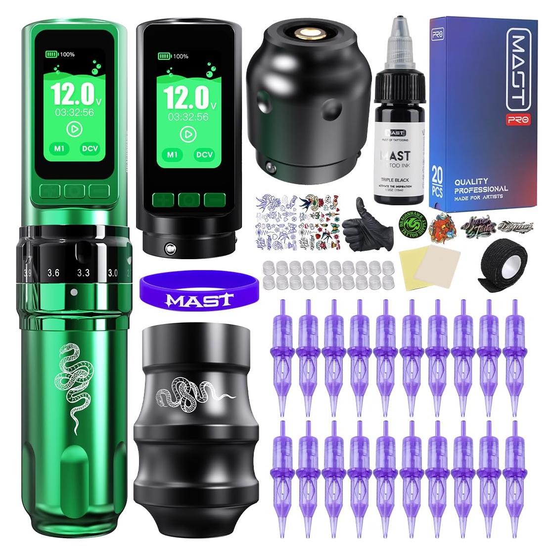 Máquina de Tatuaje Mast Tattoo Gun Pen Sin Cable 3000mAh