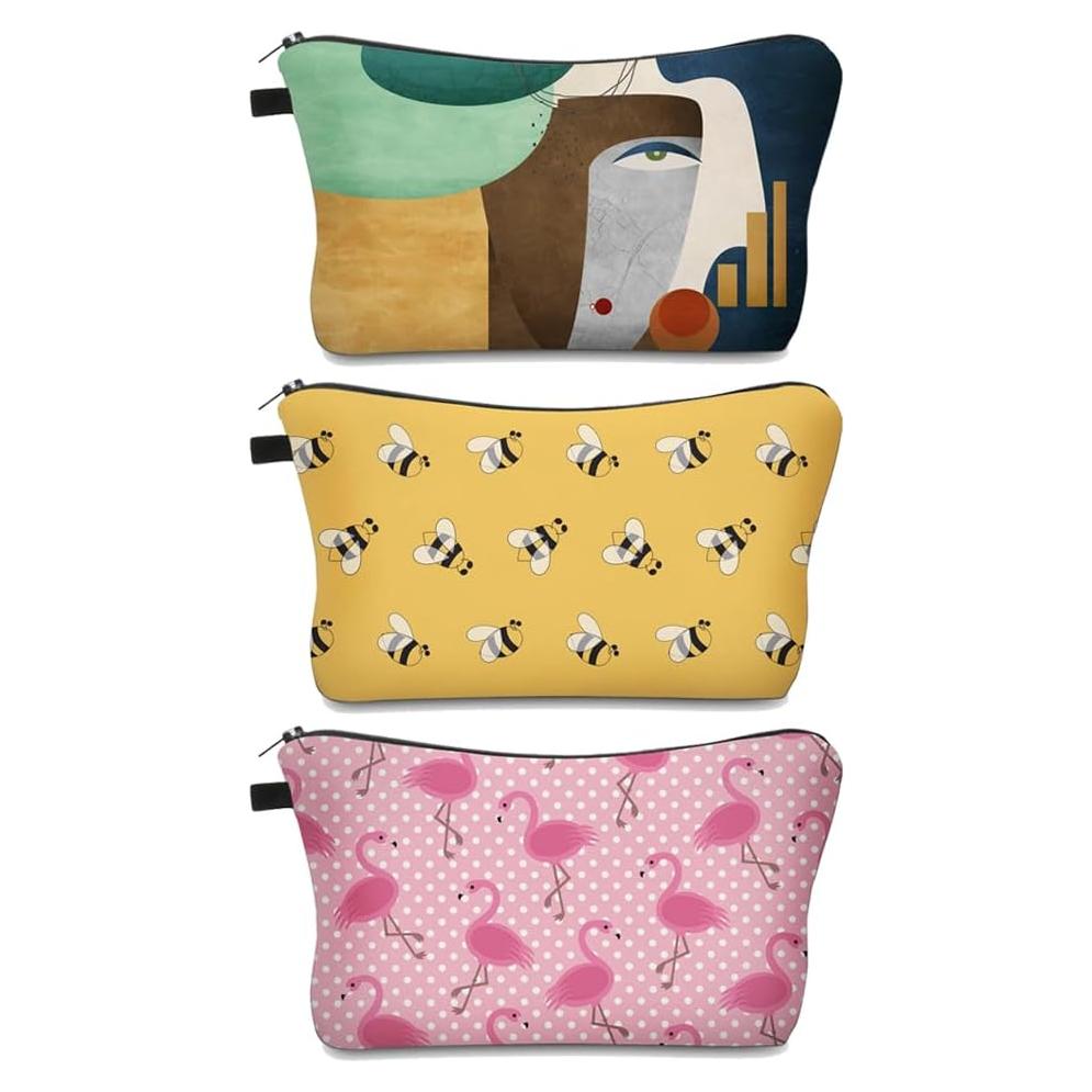 Bolsa de Maquillaje Multifuncional Deanfun 3 Piezas 3D