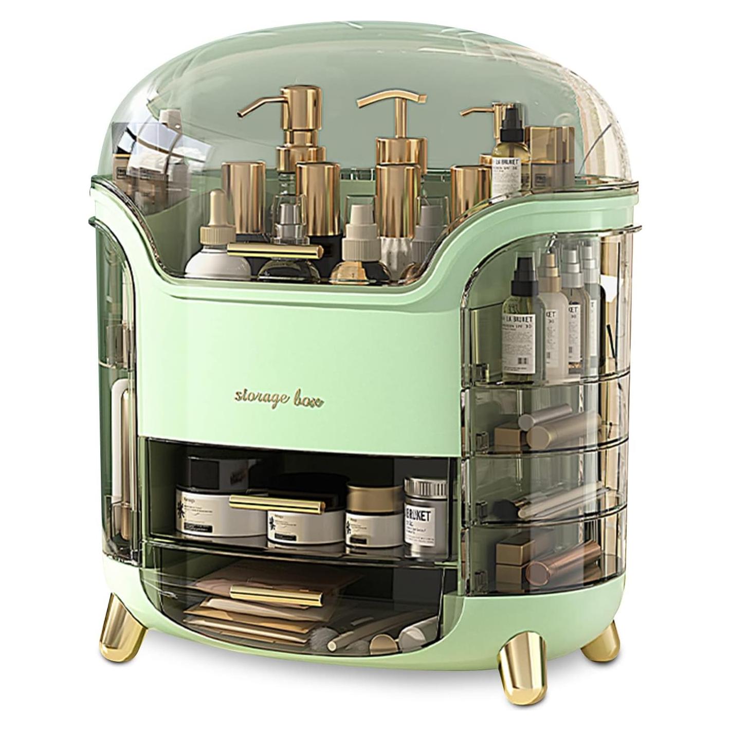 Organizador de Maquillaje Ergocar Verde 30x20x34cm Portátil