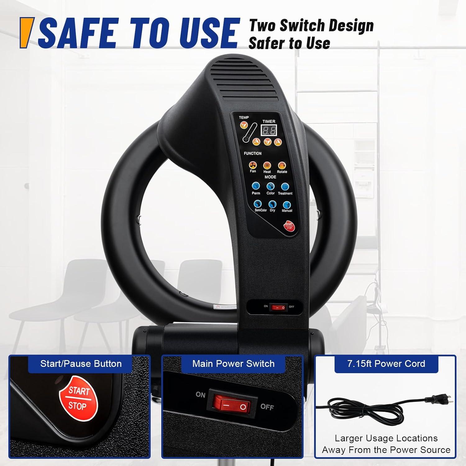 Secador de Pelo Profesional MAJIEQ Estilo 4 950W Infrarrojo