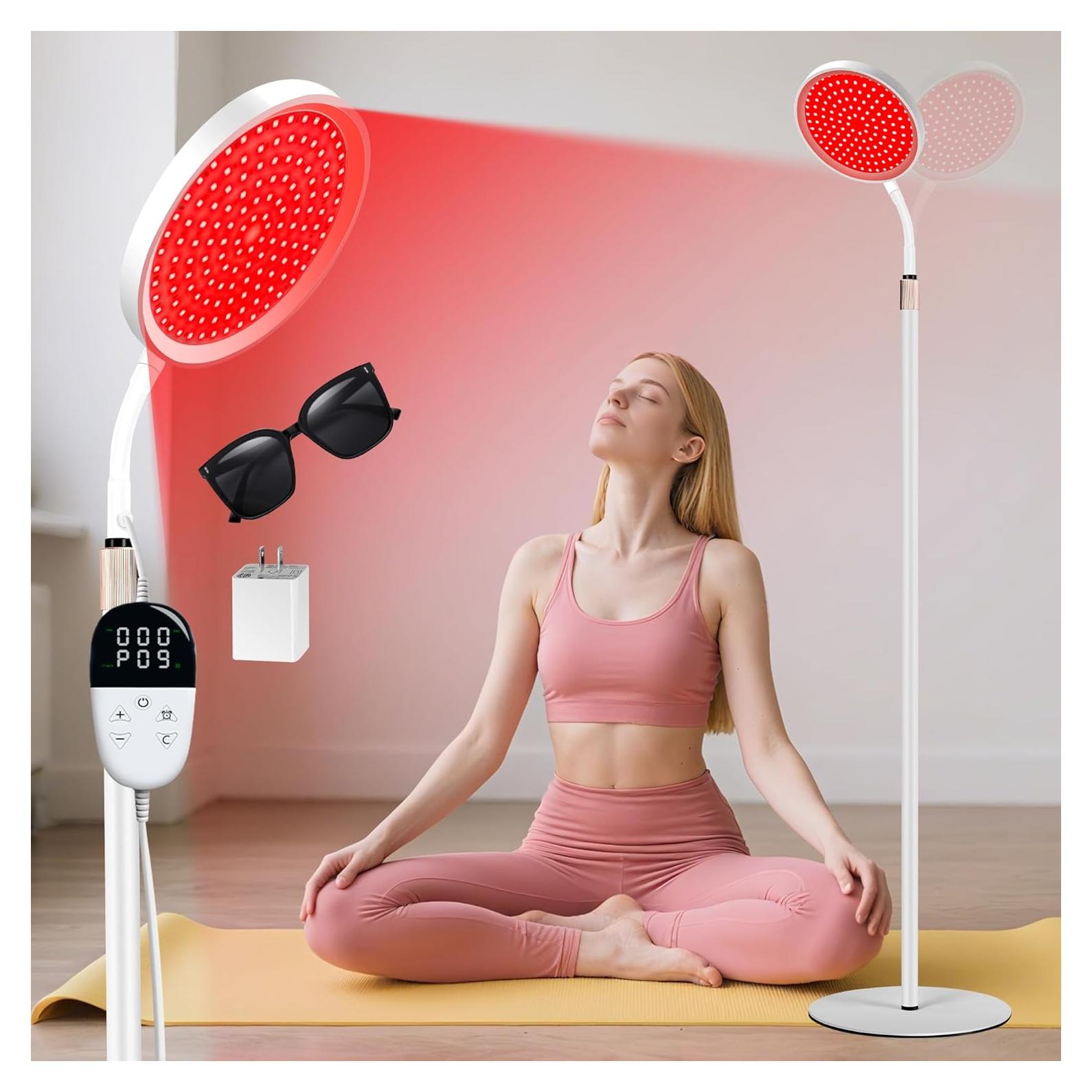 Lámpara de Terapia de Luz Roja LanSuper 140 Perlas 660nm 850nm