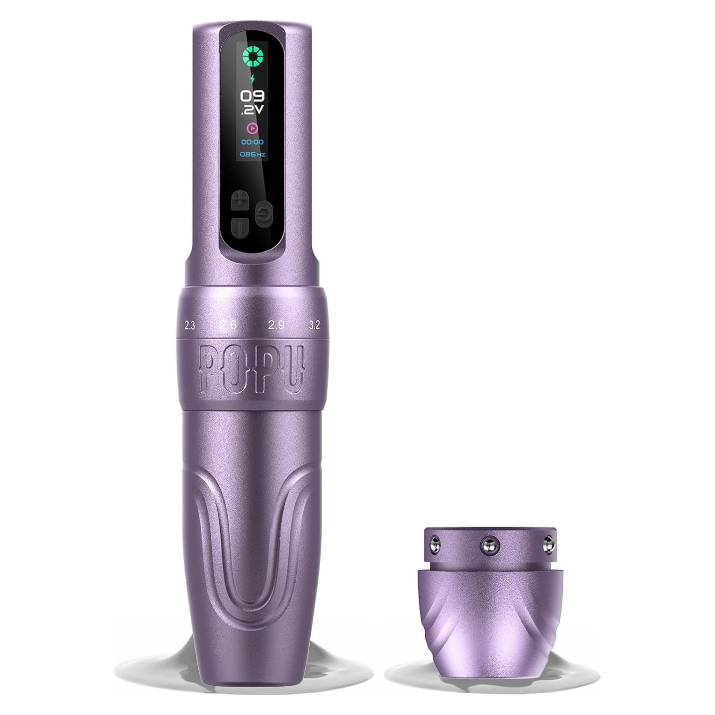Pluma de Tatuaje Inalámbrica DIVA 1600mAh 6 Longitudes Ajustables