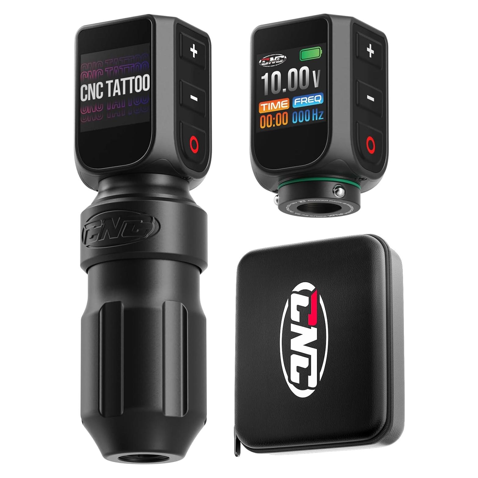 Máquina de Tatuaje Inalámbrica CNC E77PRO con Baterías Duales