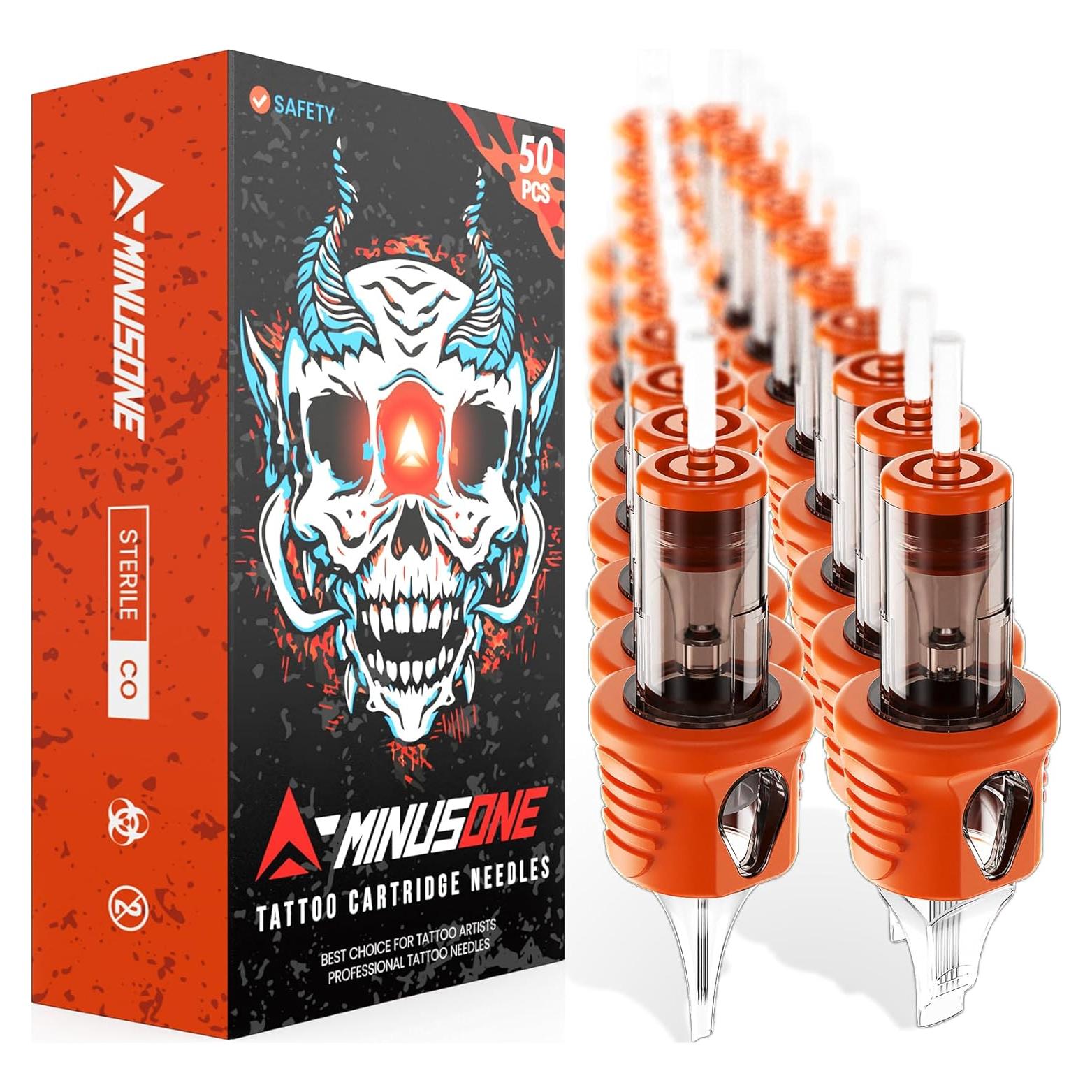 Cartuchos de Agujas de Tatuaje A-minusone 50 Pcs Variados