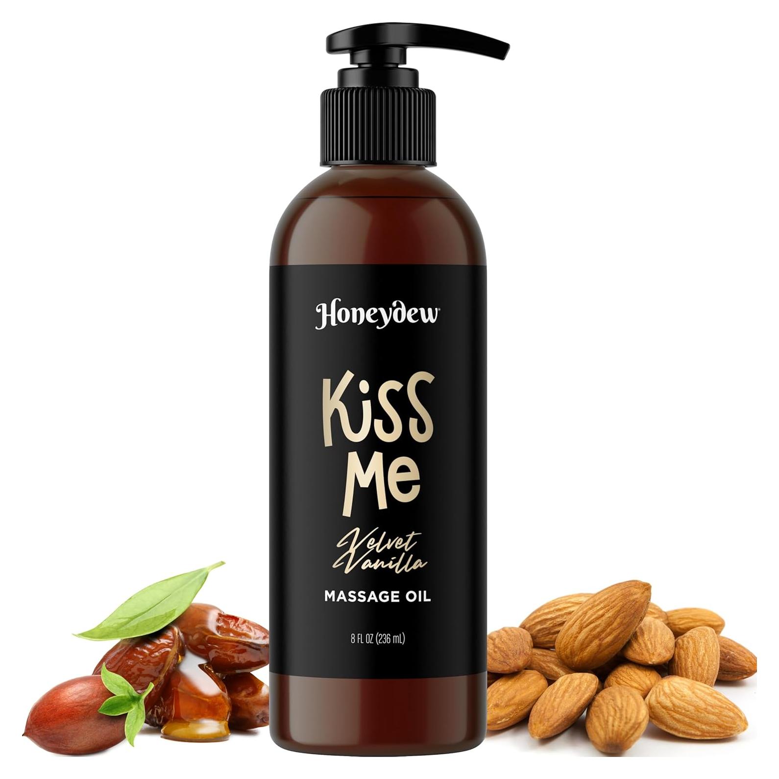 Aceite de Masaje Vainilla Honeydew 236.6 ml Hidratante Vegano