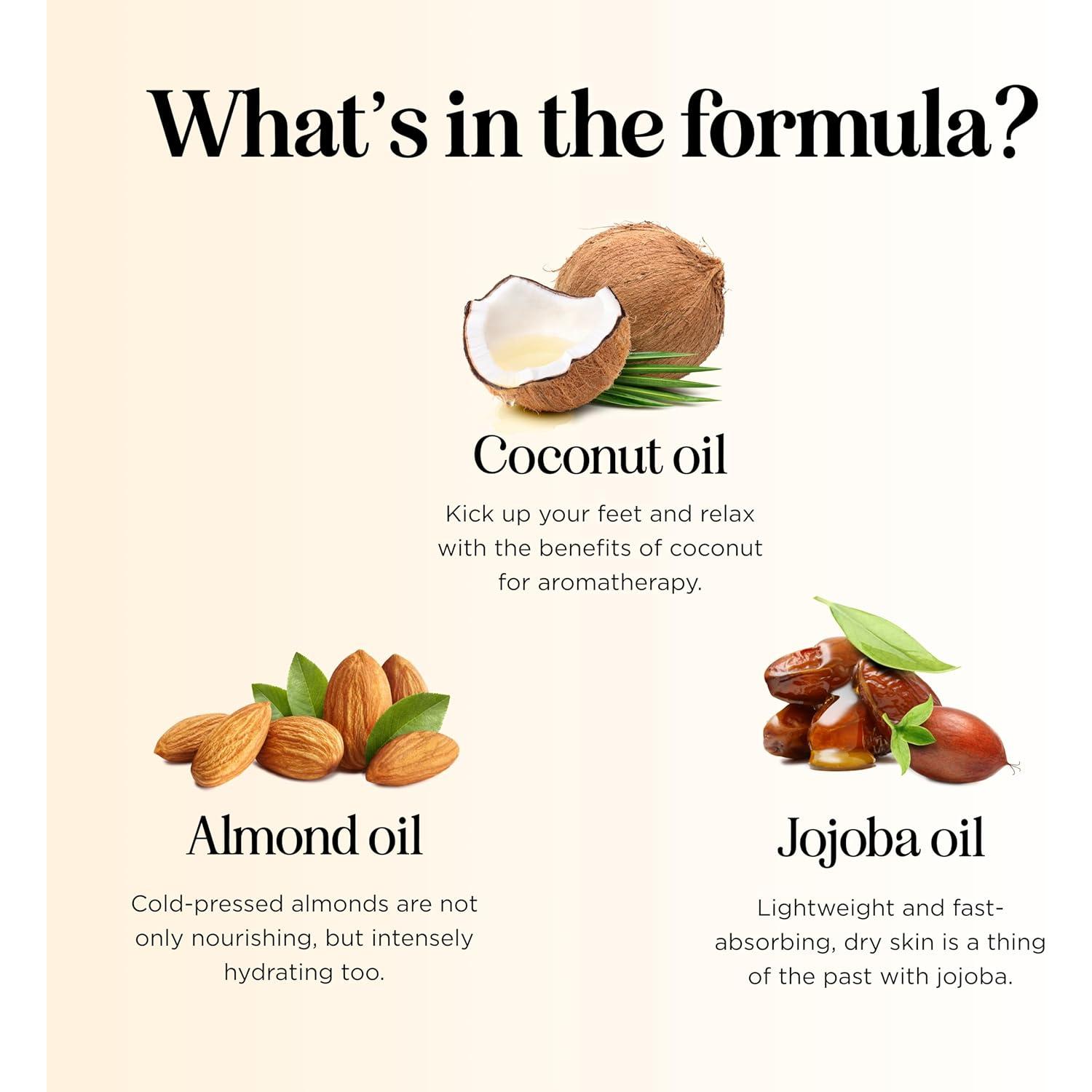 Aceite de Masaje Vainilla Honeydew 236.6 ml Hidratante Vegano