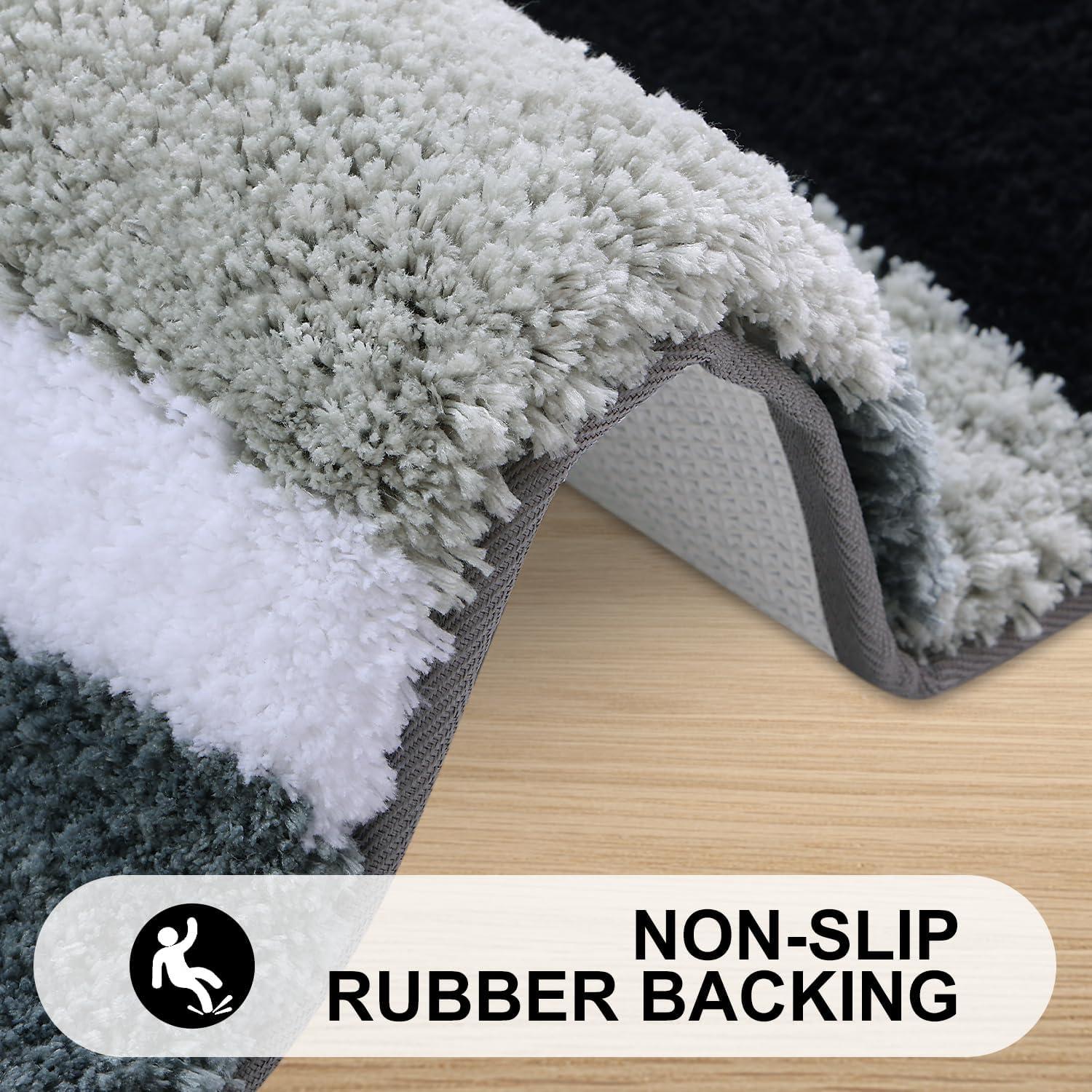 Alfombrilla de Baño Microfibra Buganda 61x41 cm Antideslizante