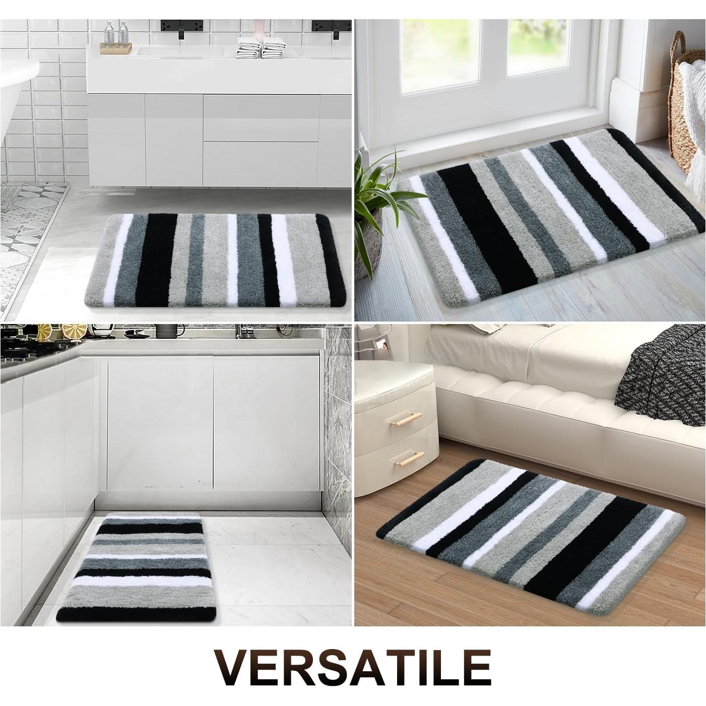 Alfombrilla de Baño Microfibra Buganda 61x41 cm Antideslizante