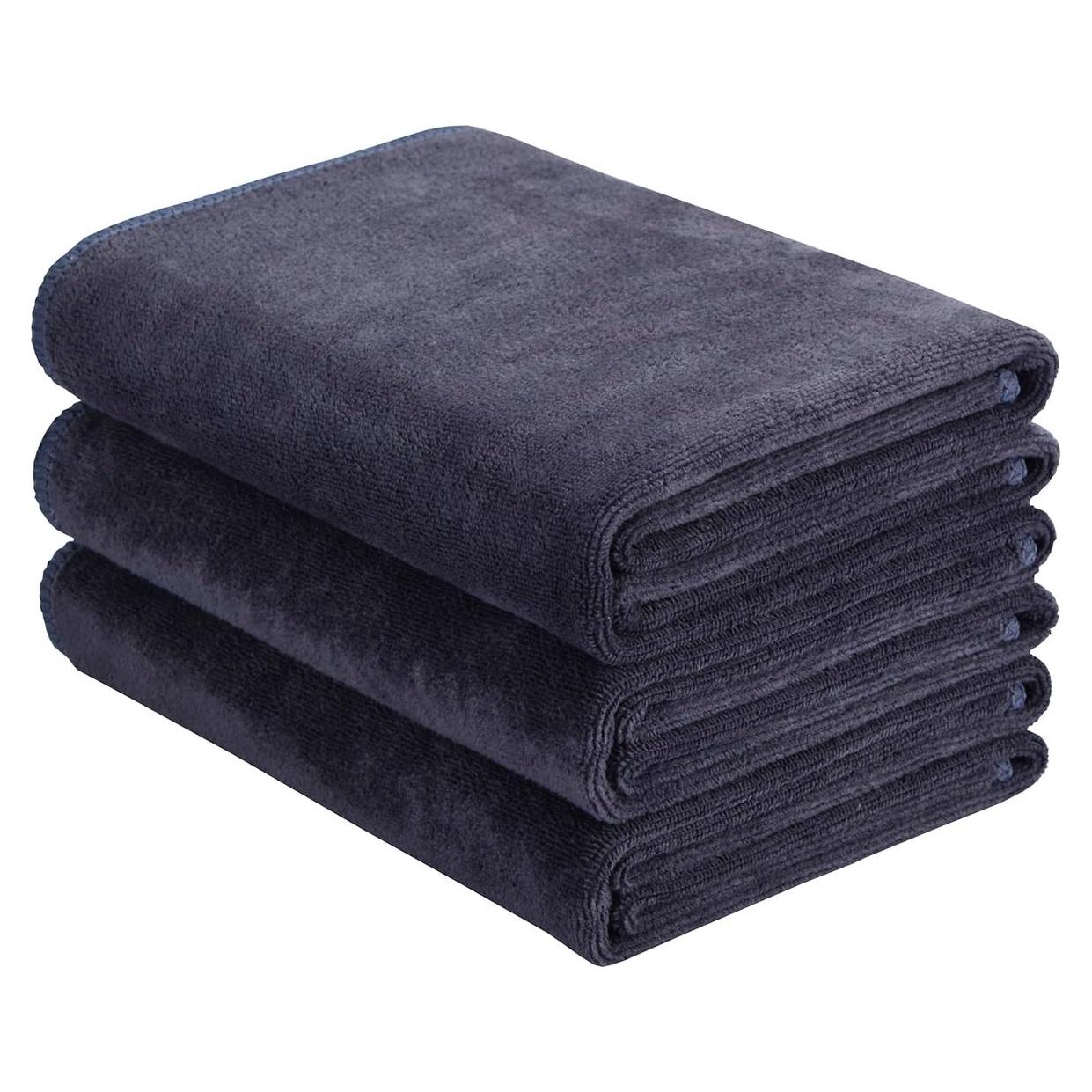 Toallas de Microfibra HOPESHINE 3-Pack 81x41cm Secado Rápido