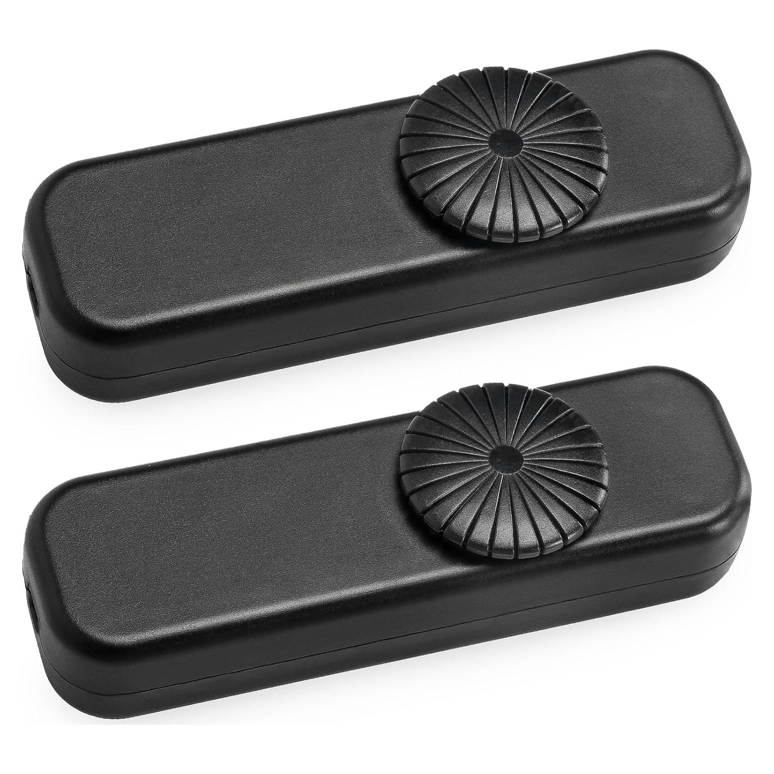 Interruptor Regulador Inline 2 Pack Seaside Village Negro