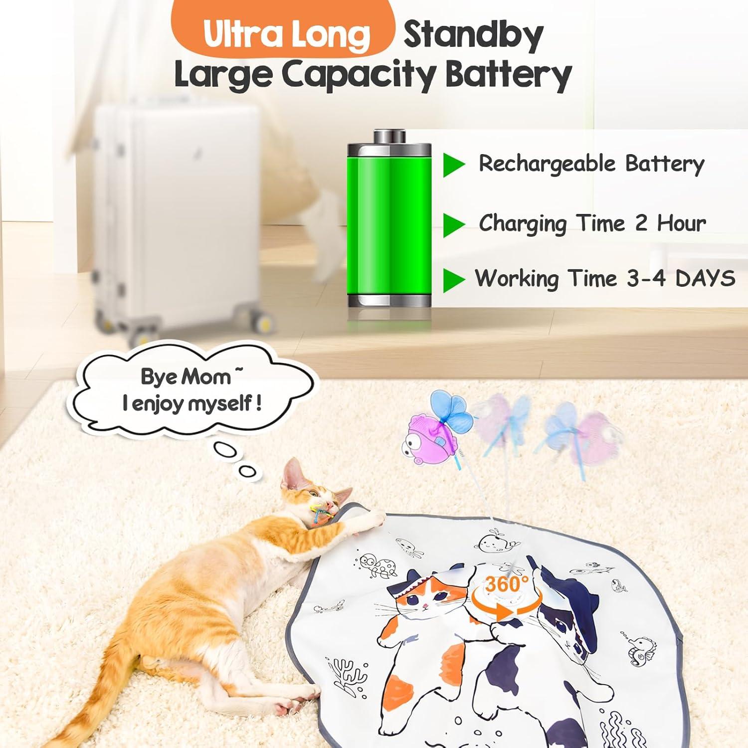 Juguete Interactivo 5-en-1 para Gatos ORSDA - Automático Recargable