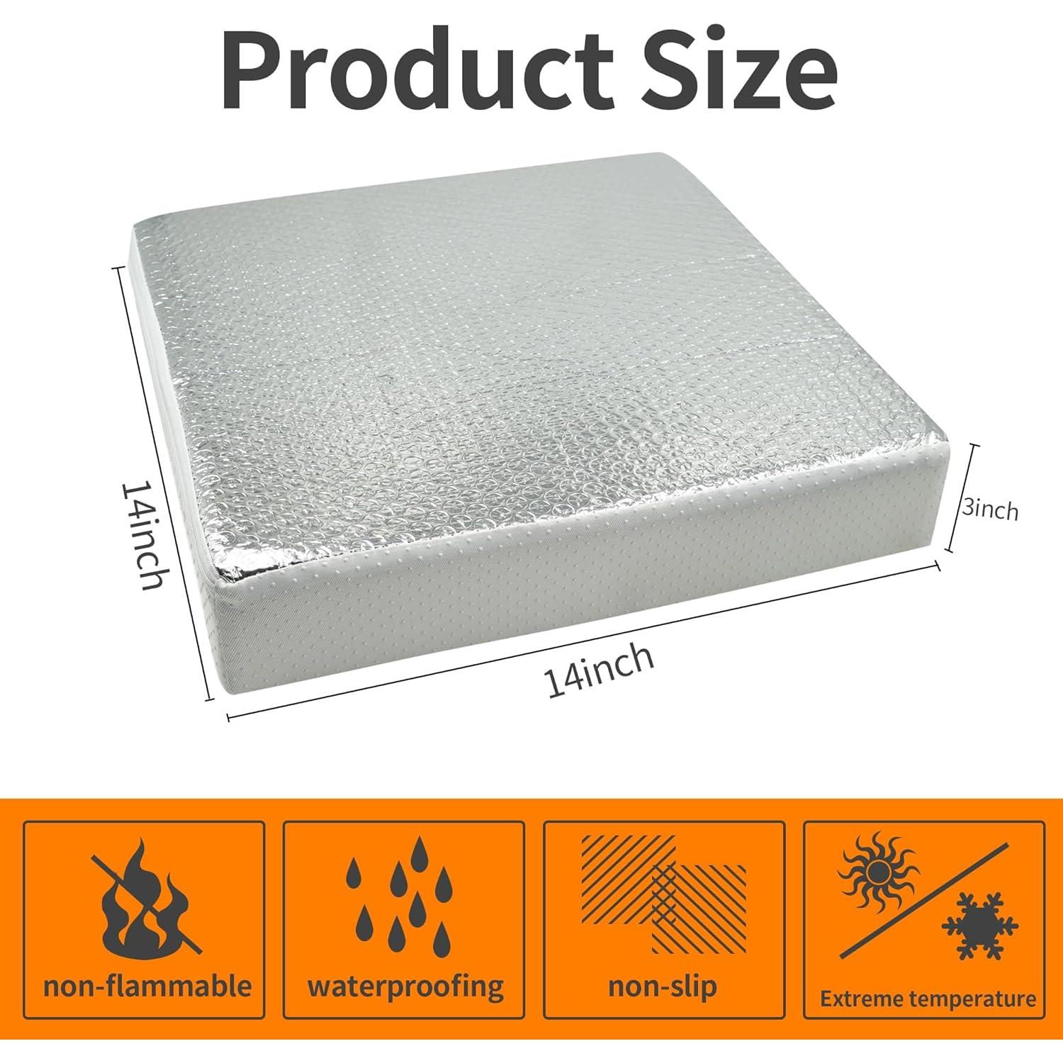 Aislante Universal Runfider 14x14x3 cm para Ventilación RV