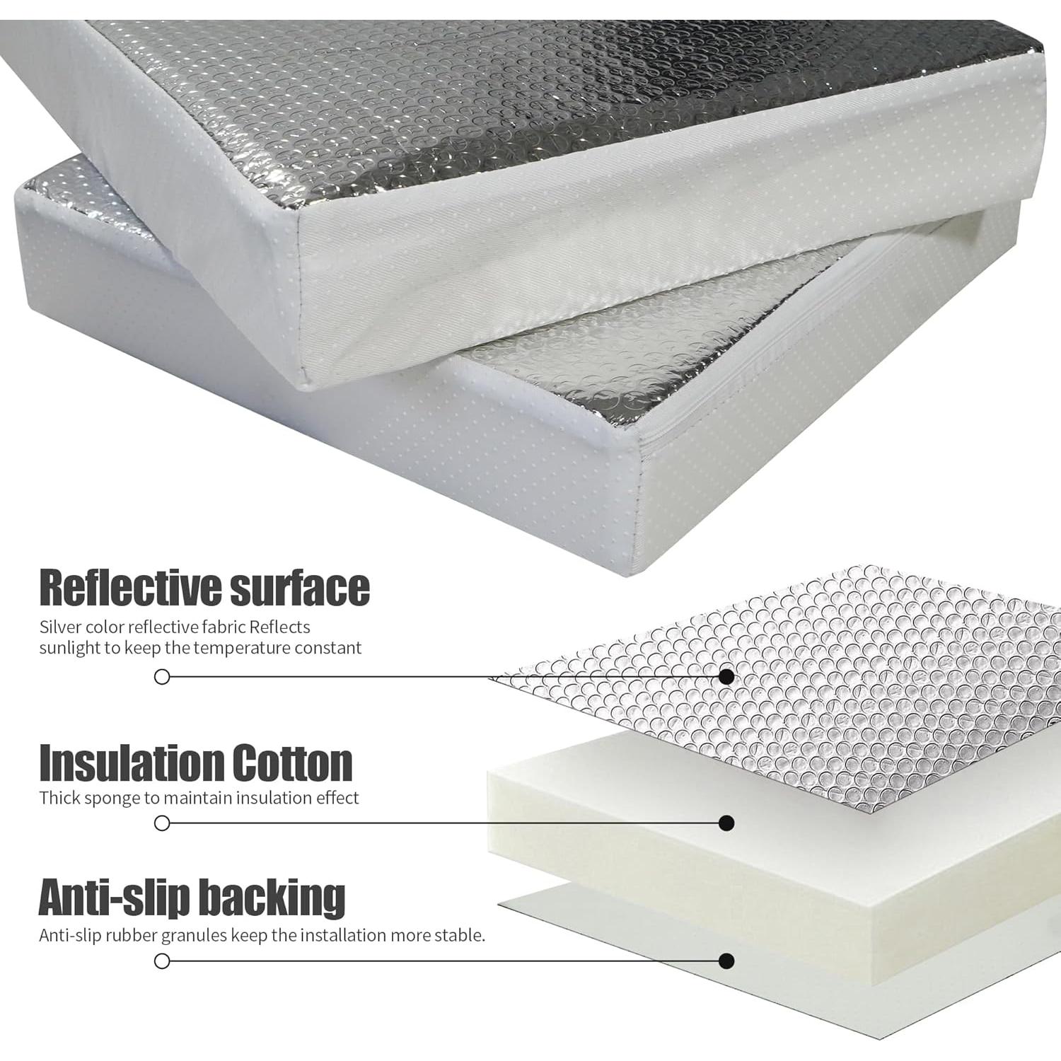 Aislante Universal Runfider 14x14x3 cm para Ventilación RV