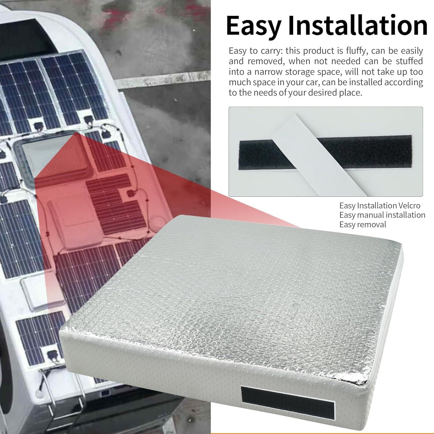 Aislante Universal Runfider 14x14x3 cm para Ventilación RV