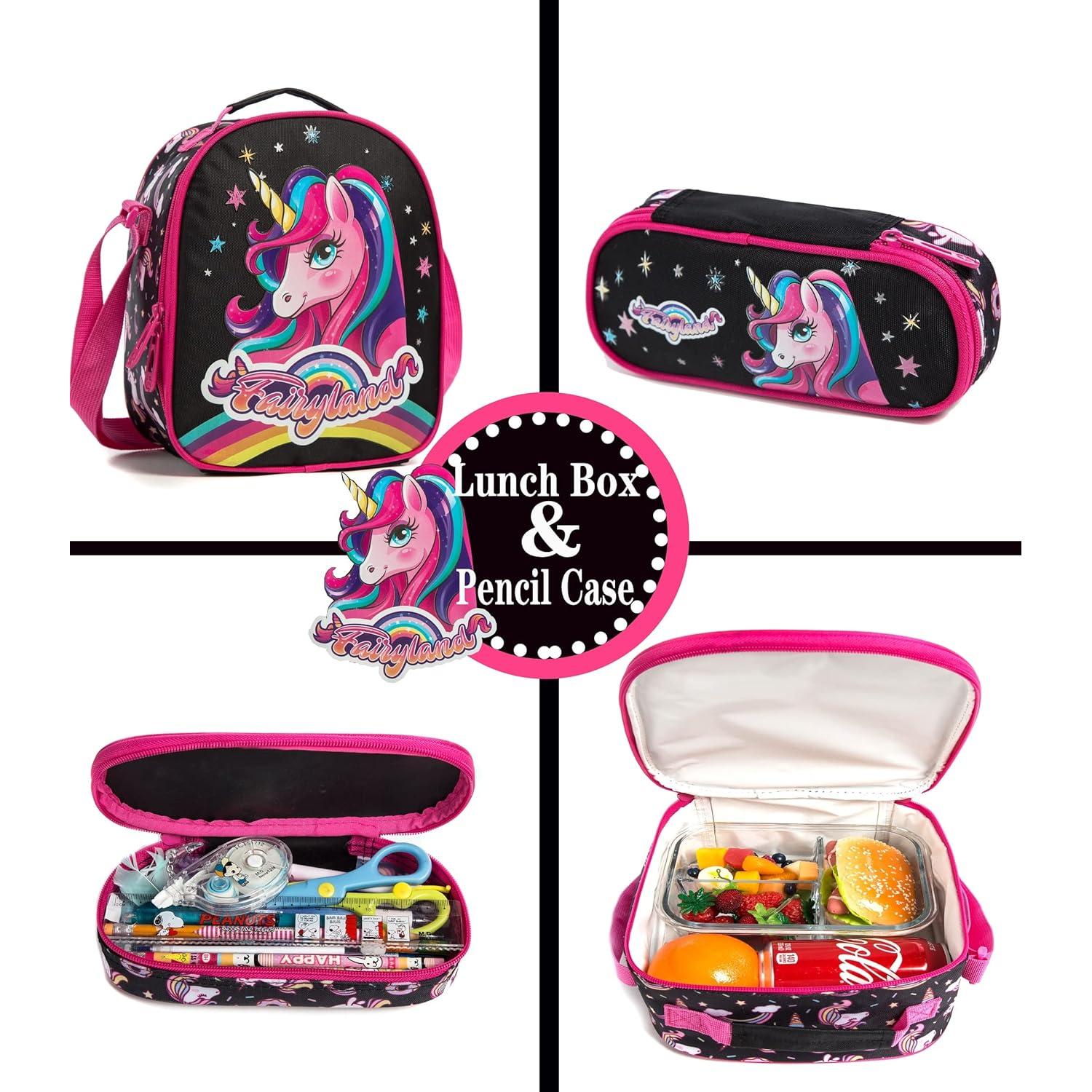 Mochila Rodante para Niñas Meetbelify Unicornio 3 en 1