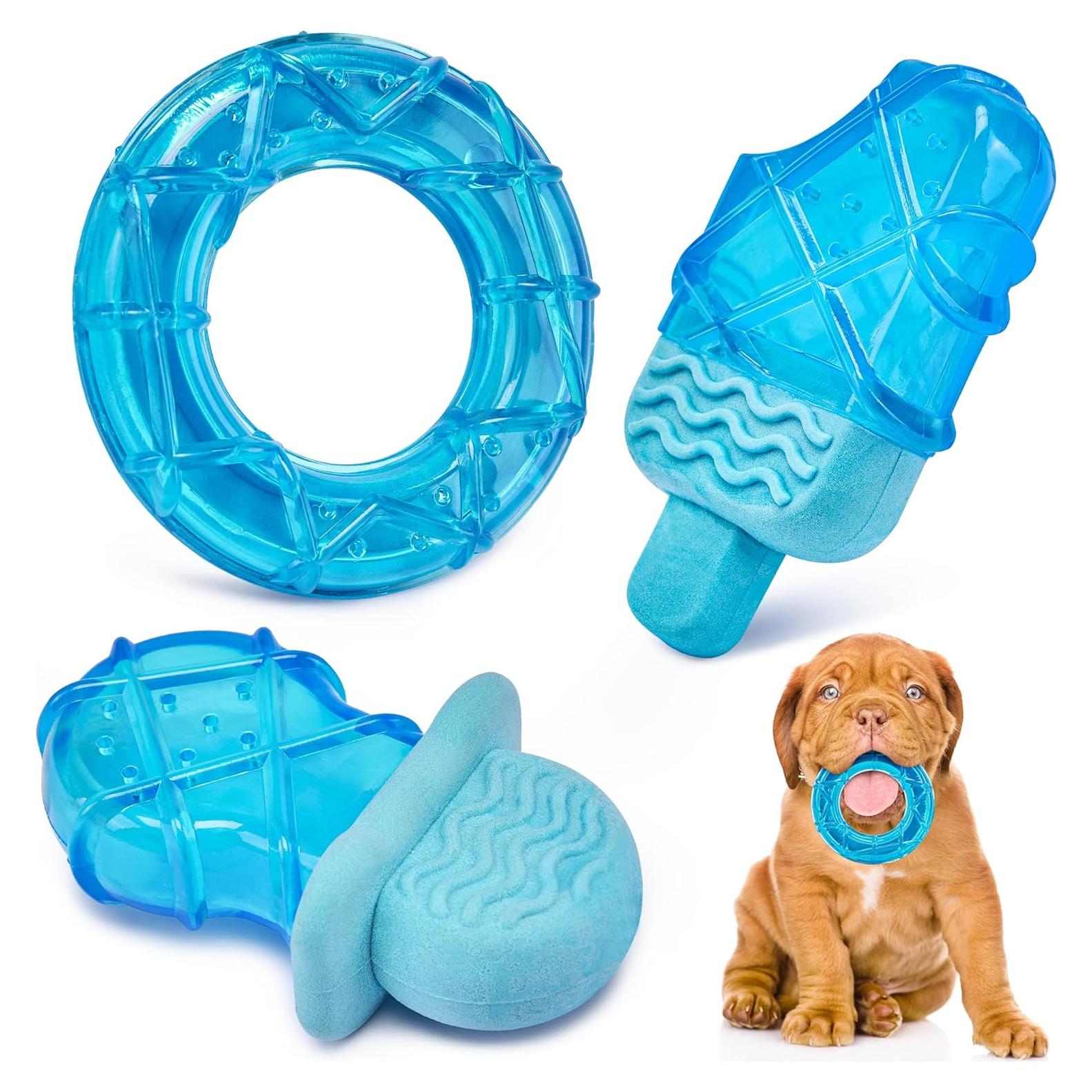 Paquete de 3 Juguetes Congelables para Cachorros ADDPETS