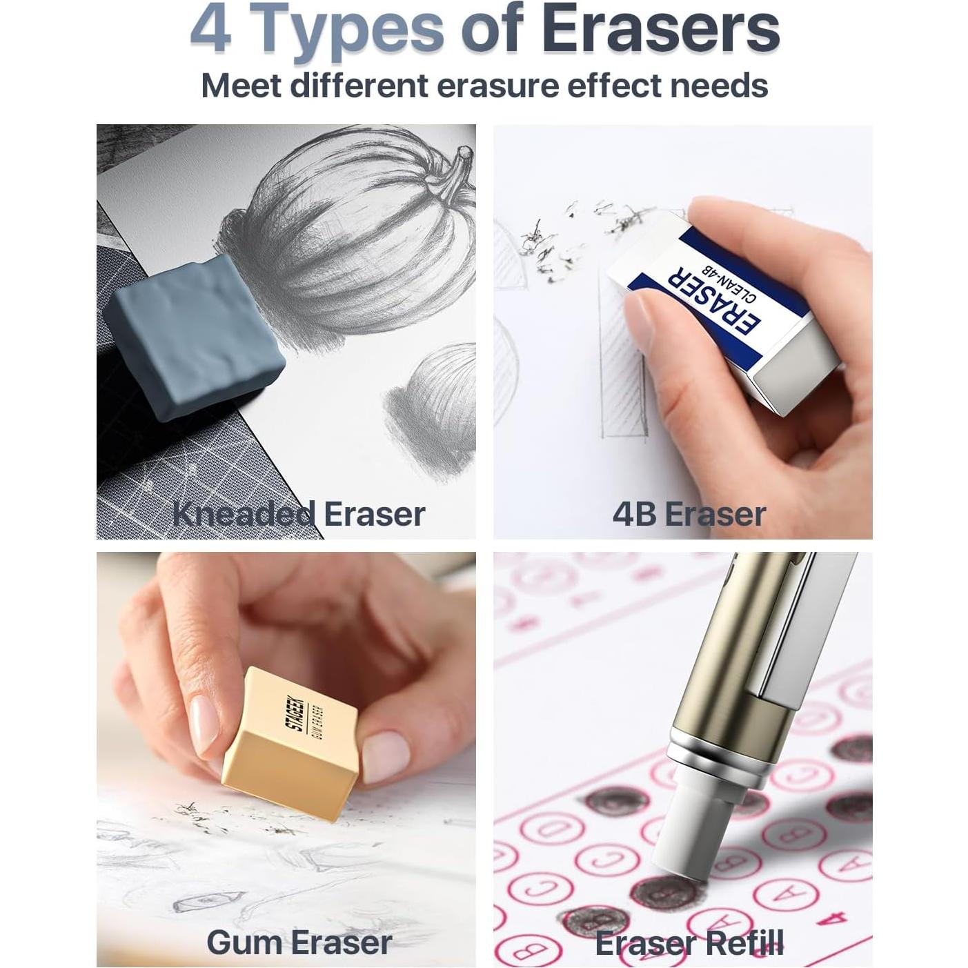 Juego de Lápices Mecánicos STAGEEK 34 Piezas 0.5-2.0mm