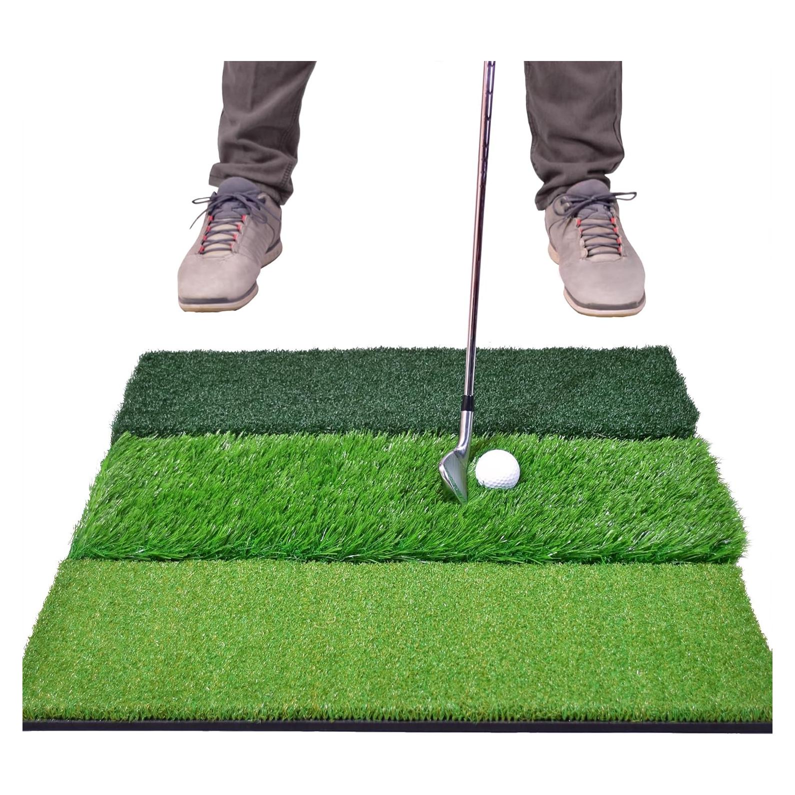 Alfombrilla de Golf GoSports Tri-Turf XL 60x60 cm Práctica