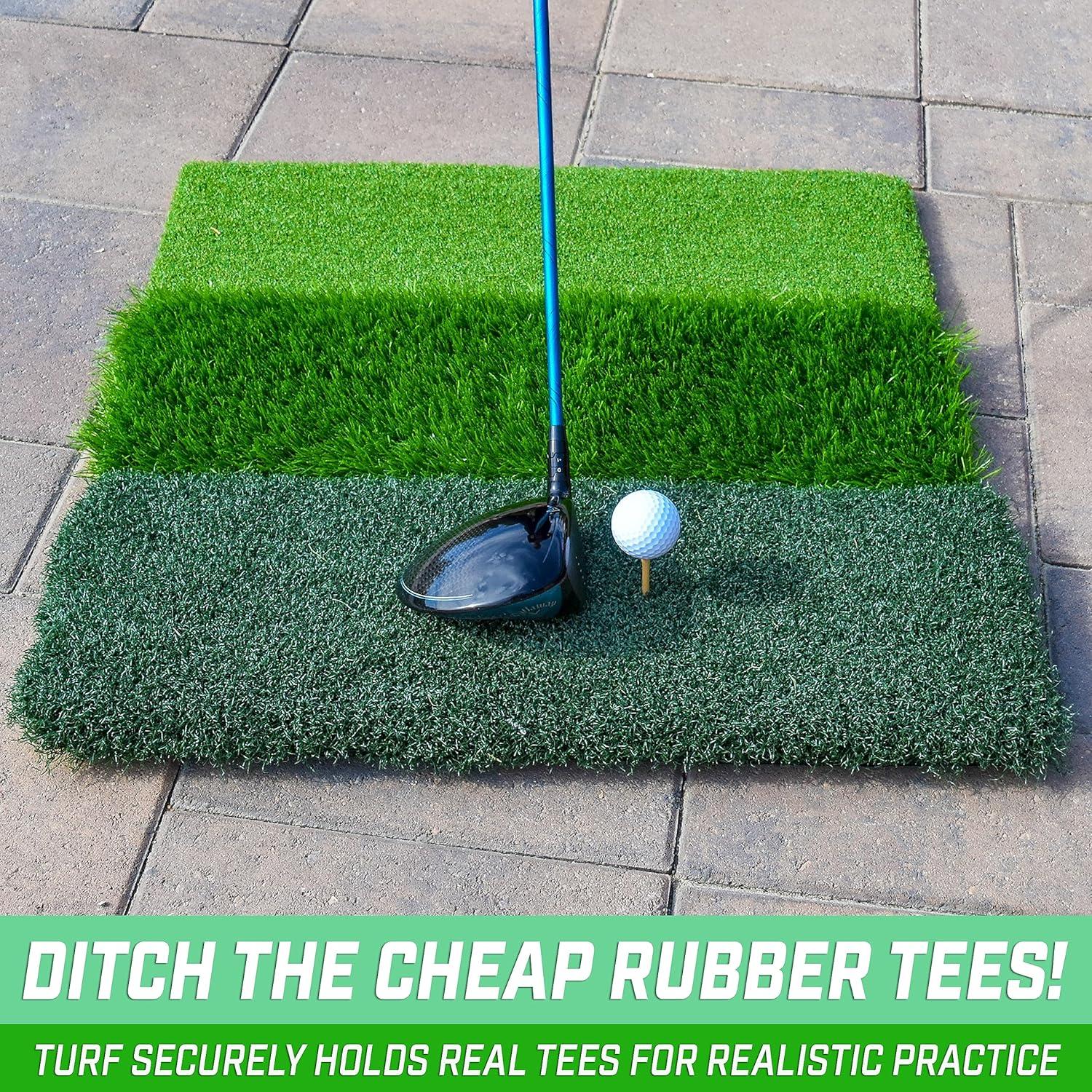 Alfombrilla de Golf GoSports Tri-Turf XL 60x60 cm Práctica