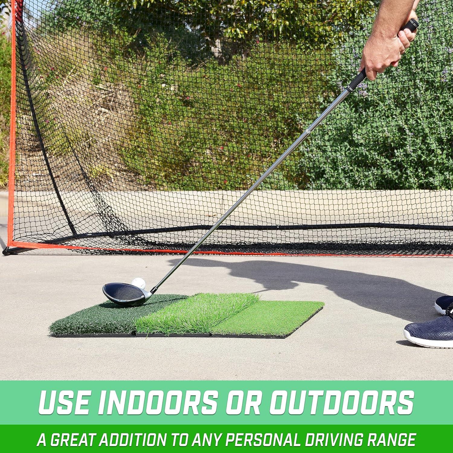 Alfombrilla de Golf GoSports Tri-Turf XL 60x60 cm Práctica