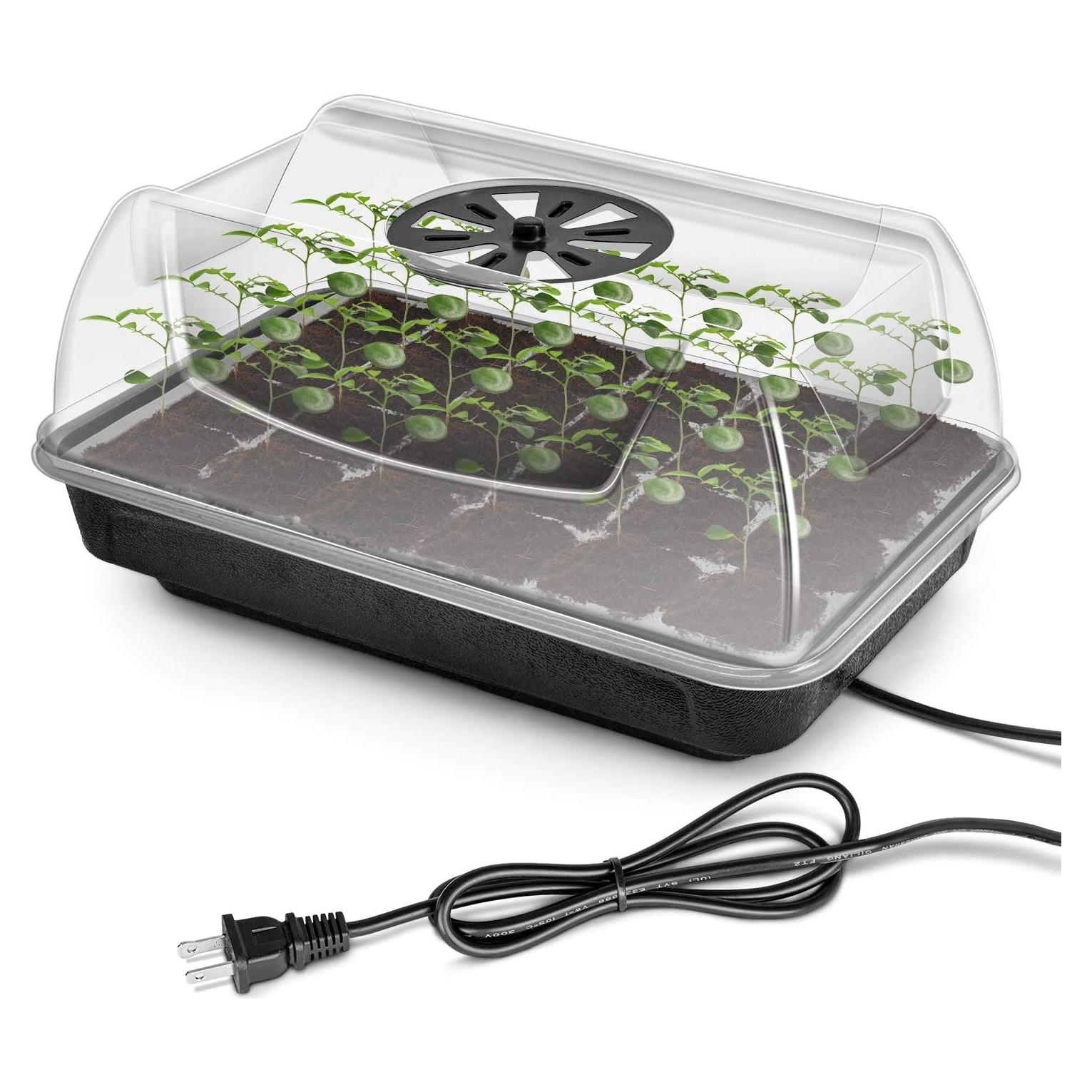 Kit de Germinación de Semillas iPower con Calentador y Dome 5in