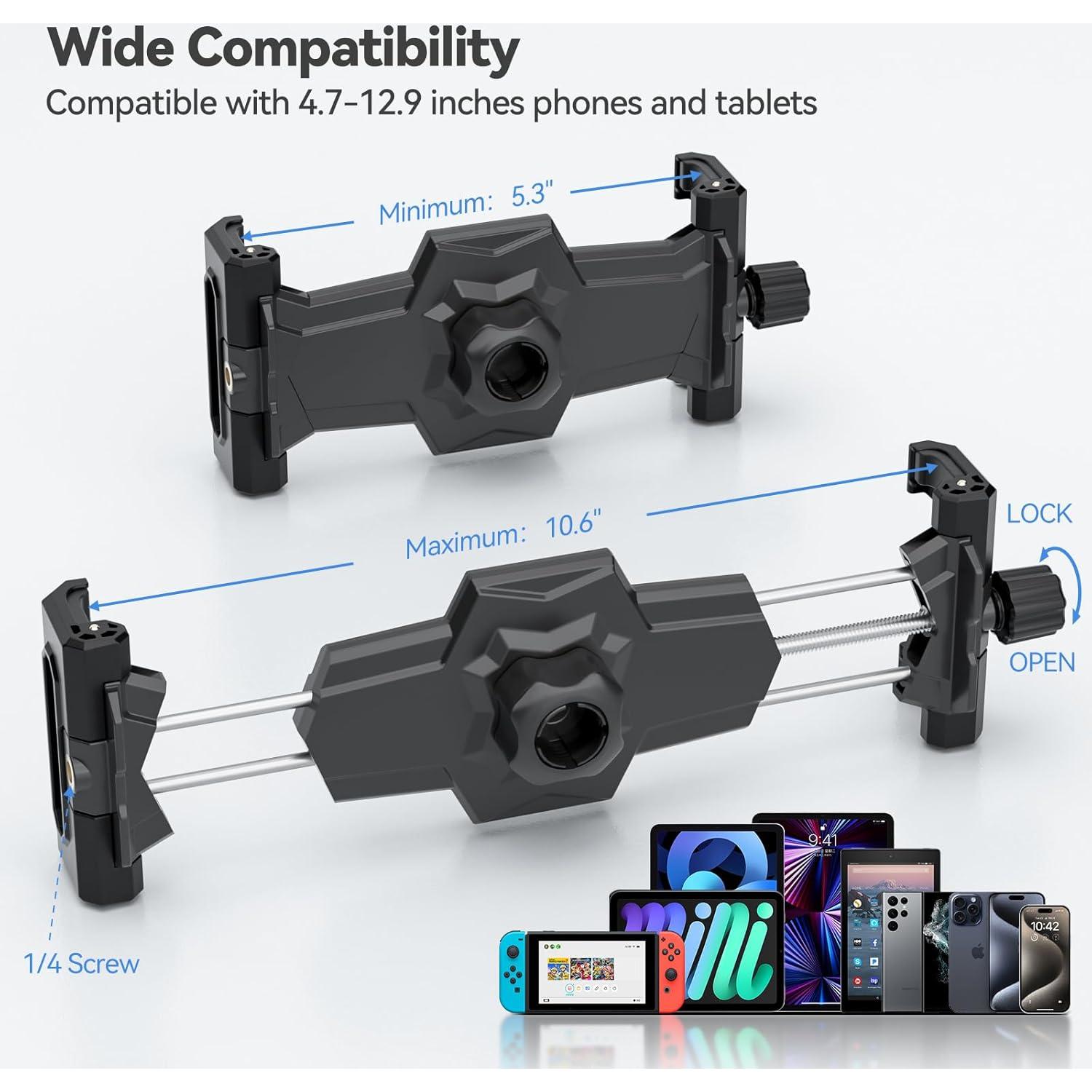 Soporte para Tableta KDD Ajustable 360° para iPad y Teléfono