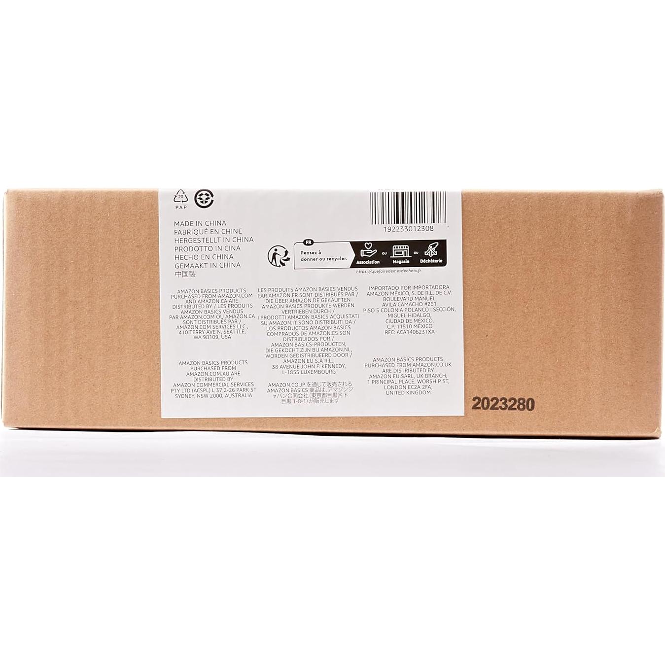 Caja de Seguridad Portátil Amazon Basics Grande Negra