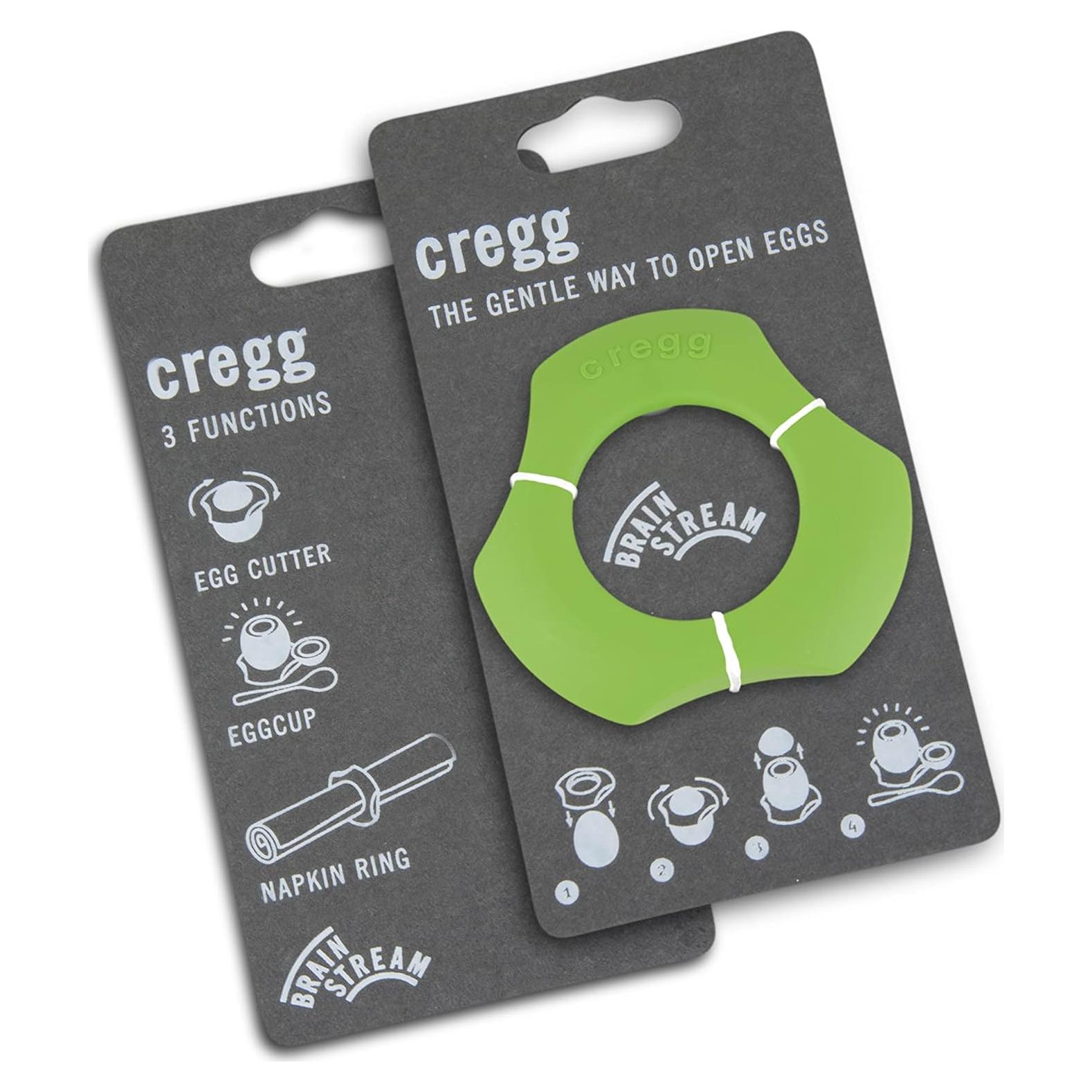 Cortador de Huevos 3-en-1 Brainstream - Verde - Hecho en Alemania