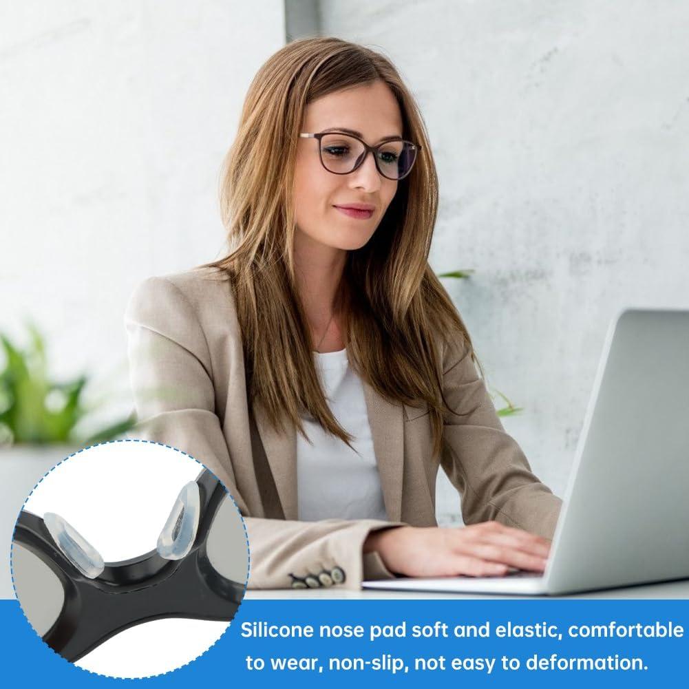 Juego de 6 correas ajustables para gafas + 2 almohadillas + bolsa