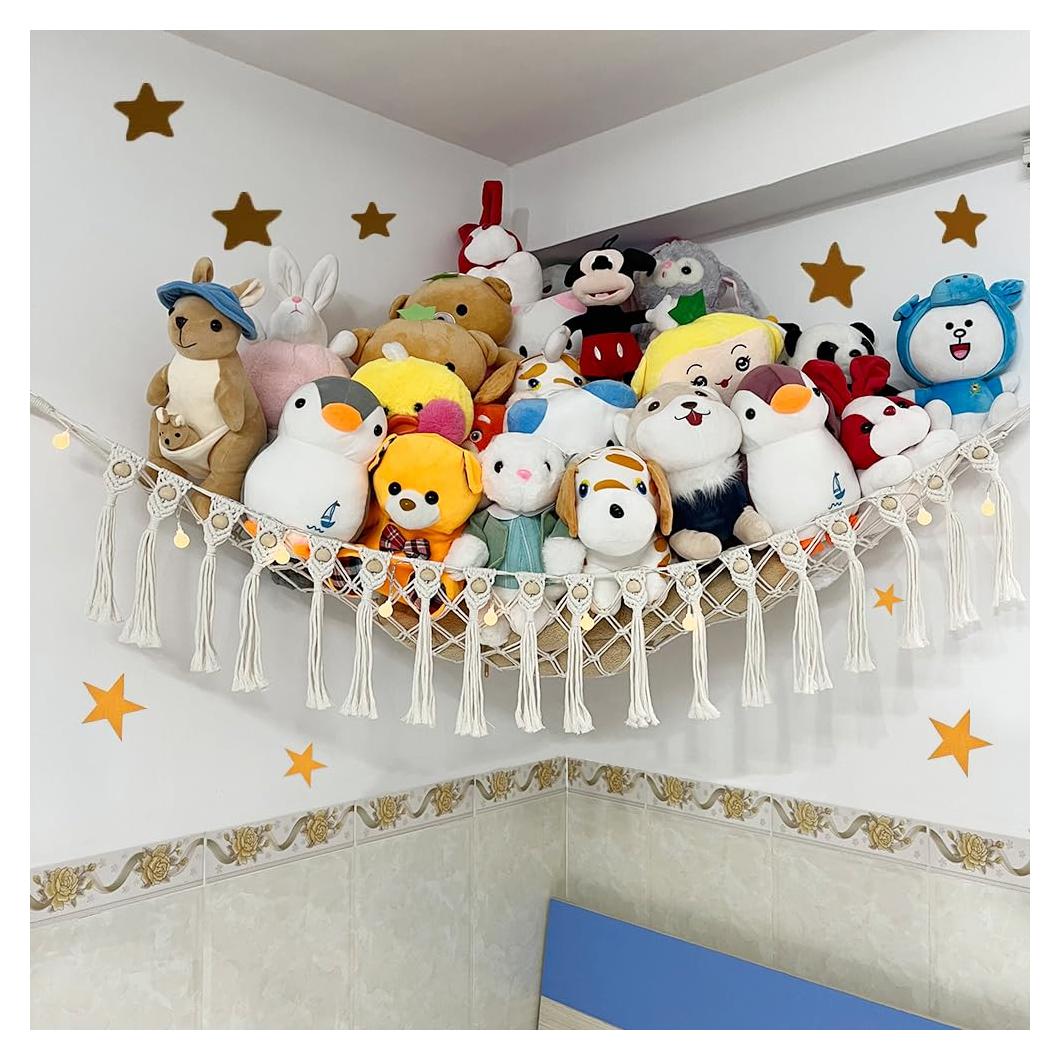 Hamaca Grande para Animales de Peluche Badigo 145x119cm Boho