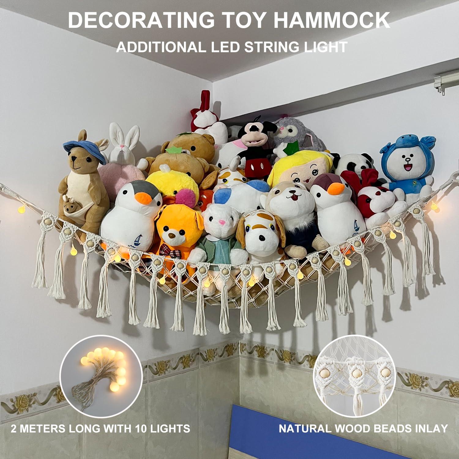 Hamaca Grande para Animales de Peluche Badigo 145x119cm Boho