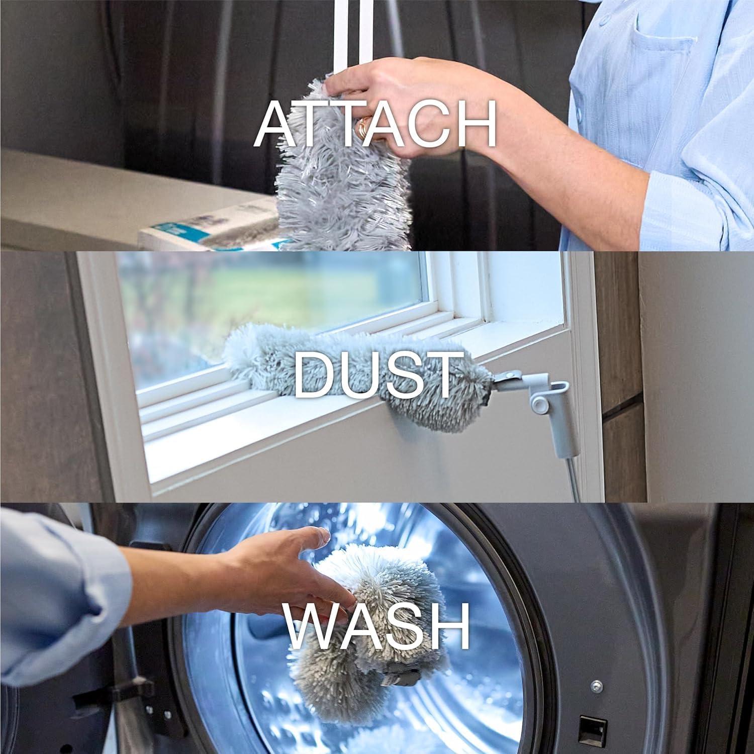 Plumeros Reutilizables Bona - Paquete de 2 - Microfibra Ecológica