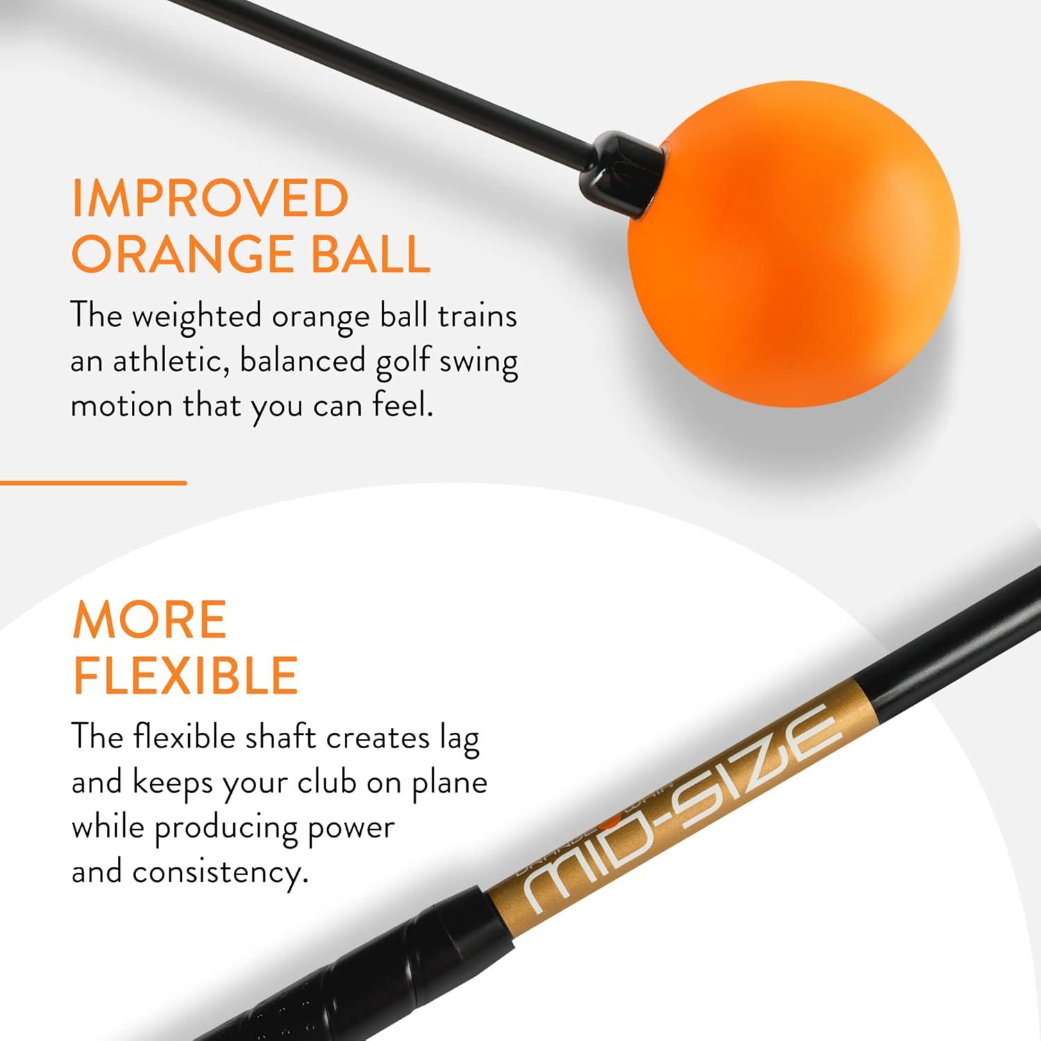 Entrenador de Swing de Golf Orange Whip Mediano 110 cm