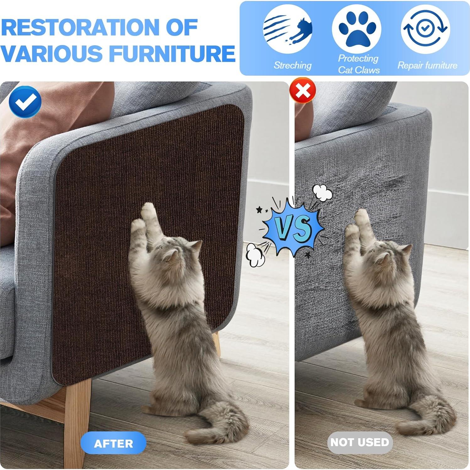 Alfombra Rascadora para Gatos Hriiiiya 5Pack 100x40cm