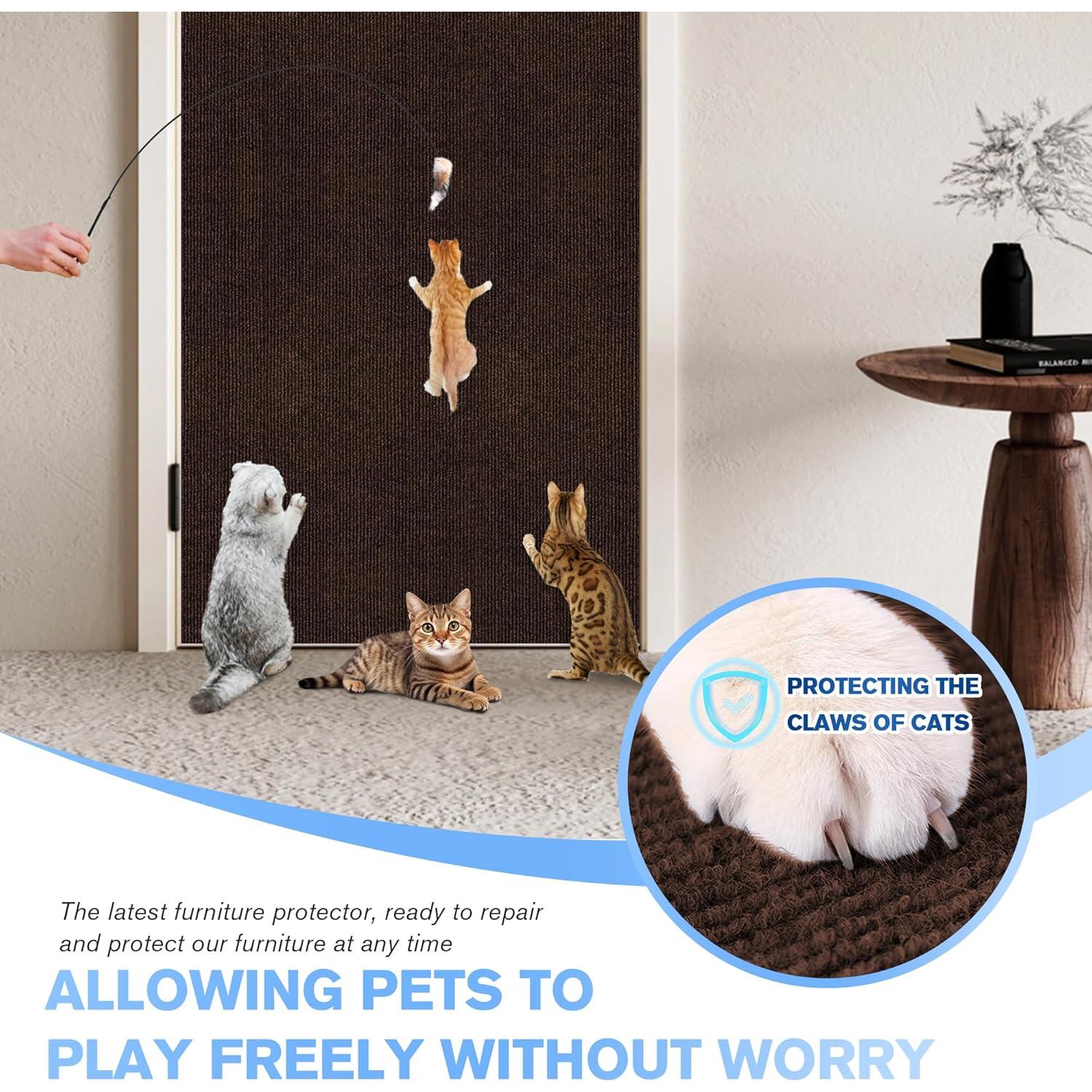 Alfombra Rascadora para Gatos Hriiiiya 5Pack 100x40cm