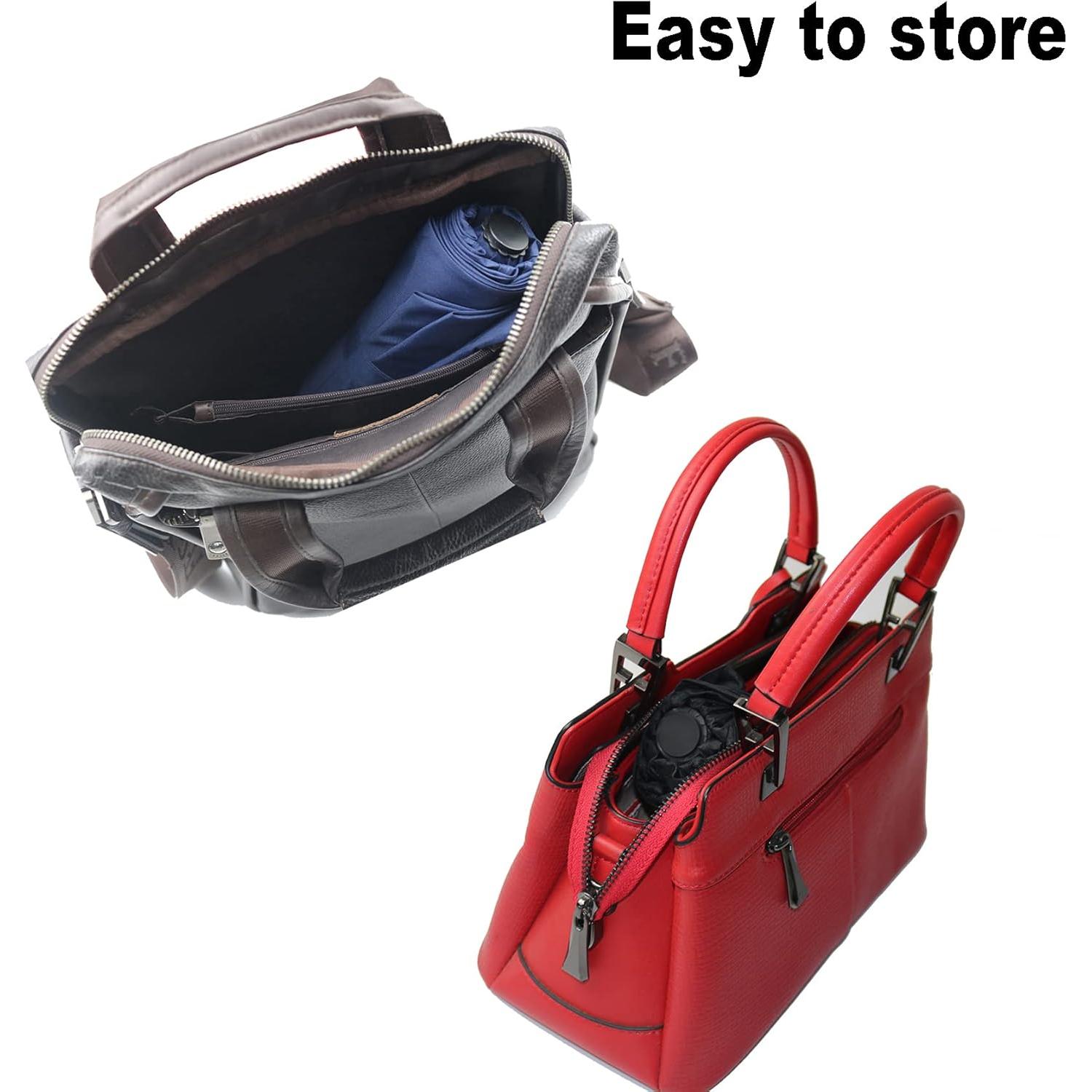 Paraguas Compacto Automático Resistente al Viento Negro