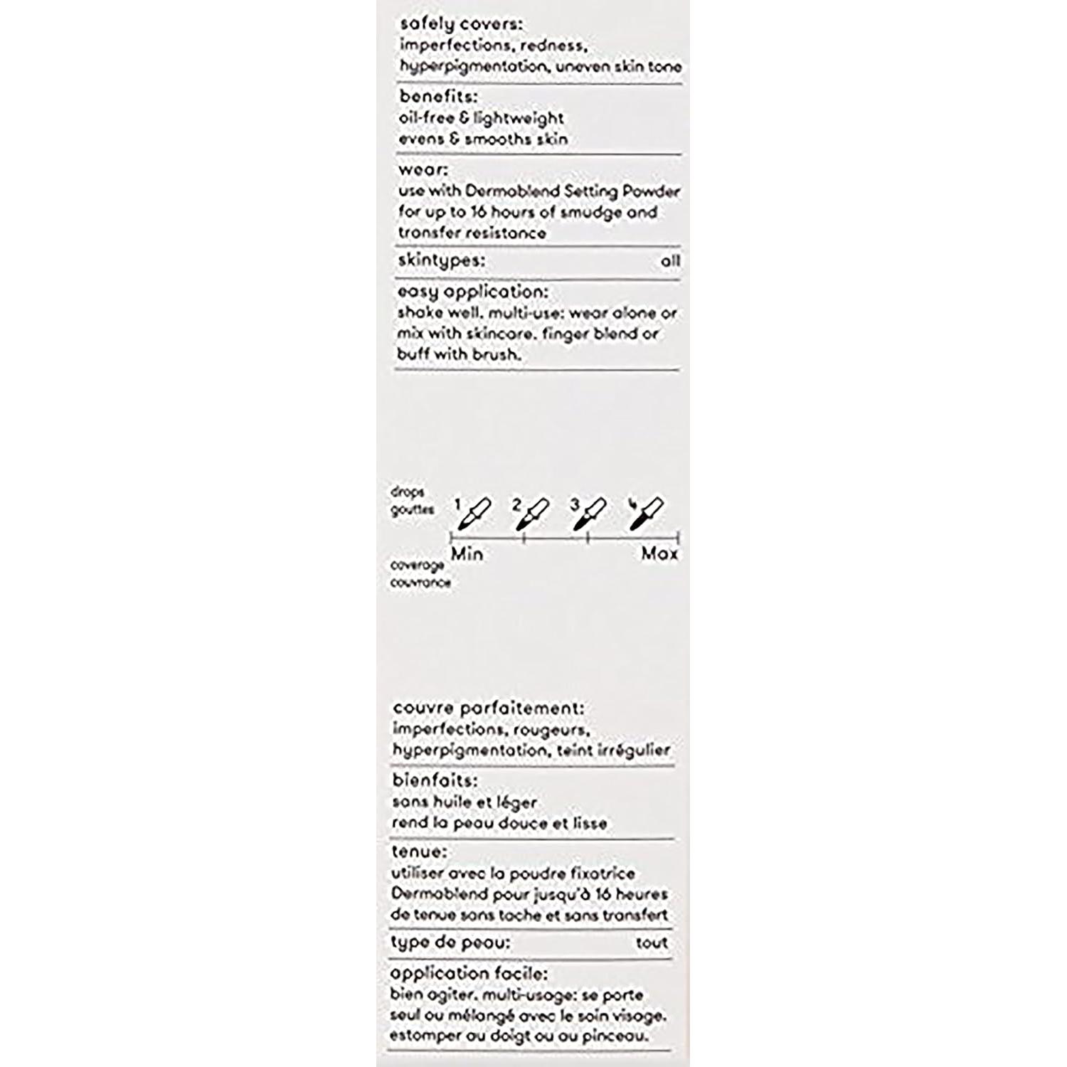 Maquillaje Líquido Dermablend Flawless Creator 29.57 ml