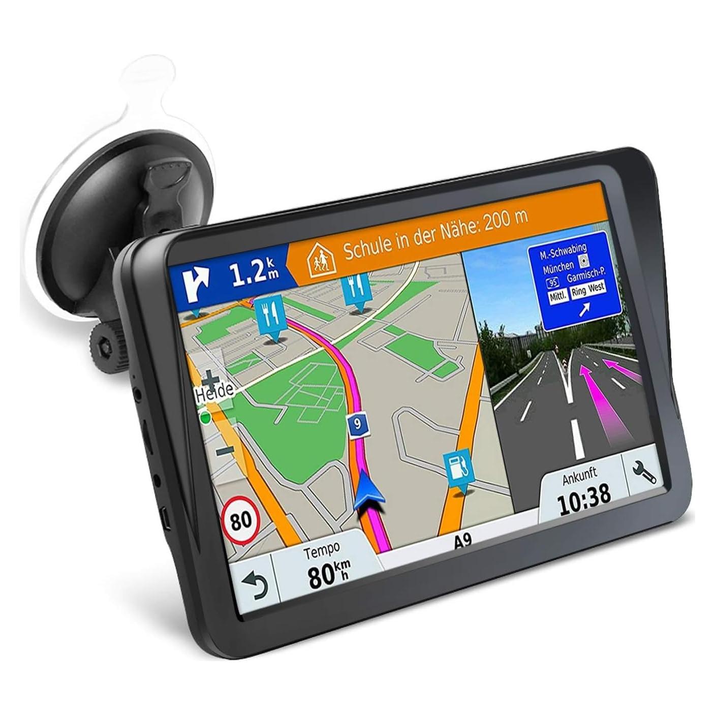 Navegador GPS LONGRUF T20 9" HD con actualizaciones 2025