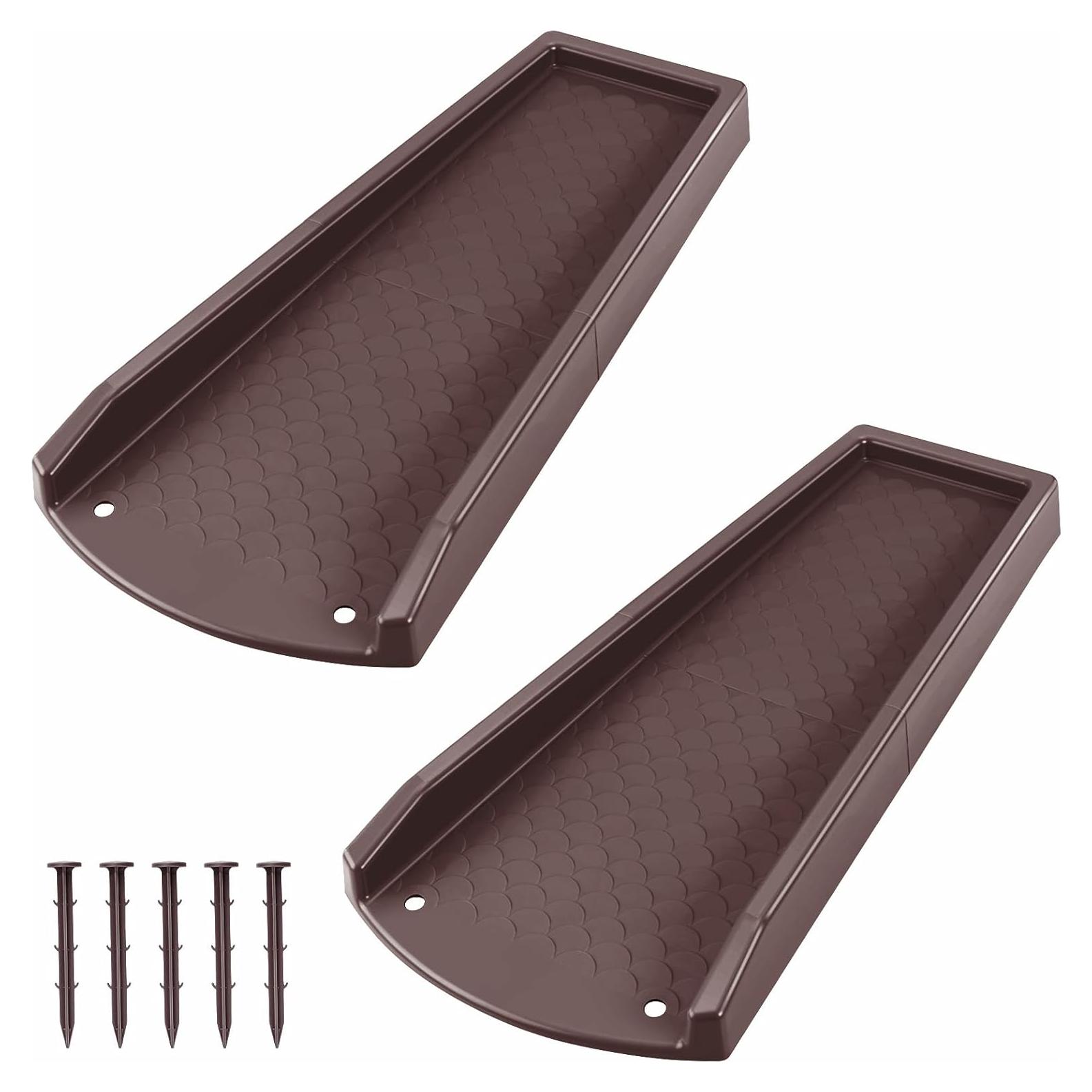 Bloques de Salpicadura Ogutter 61 cm para Bajantes (2 Paquete)