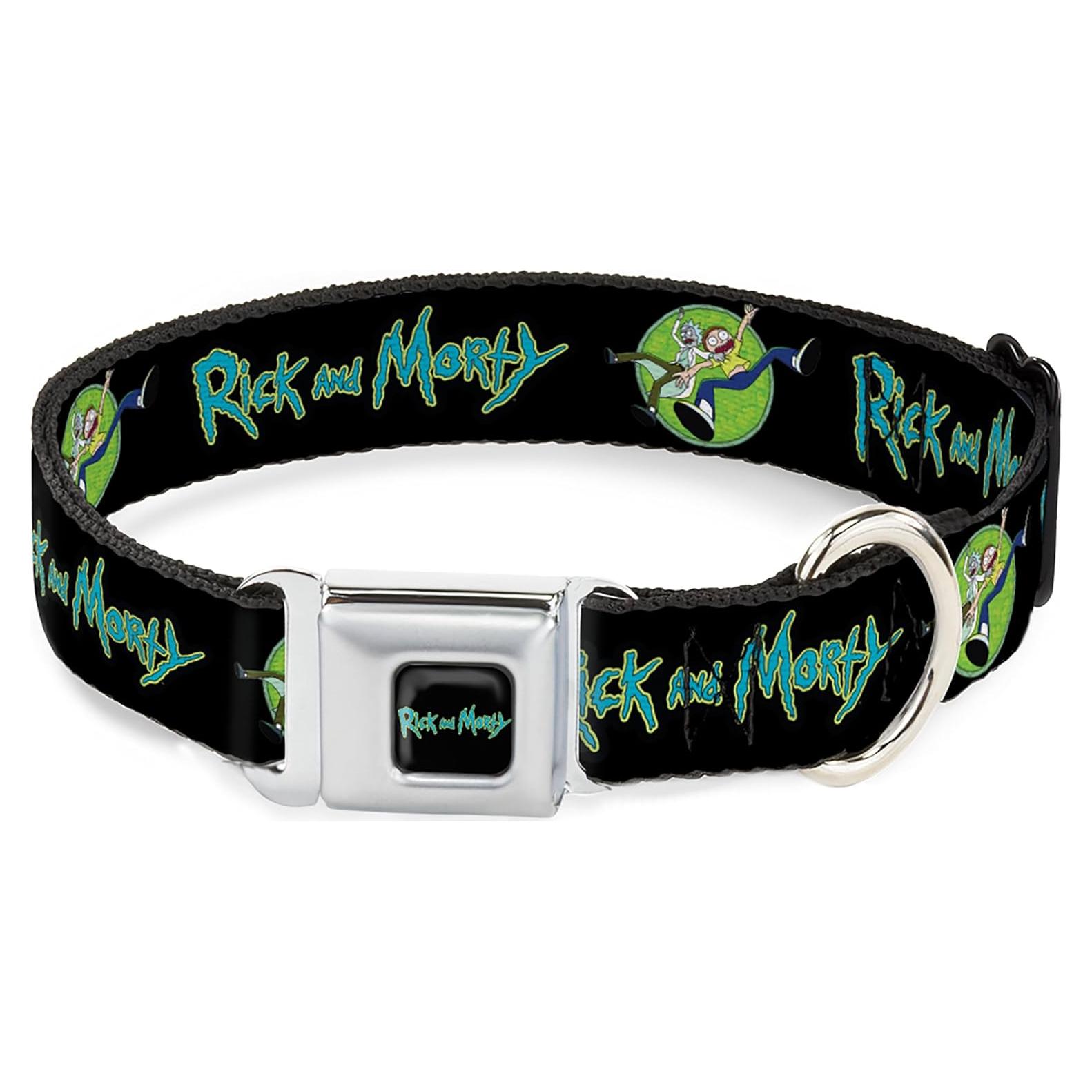Collar para Perro Rick y Morty con Hebilla de Seguridad 24.1-33 cm