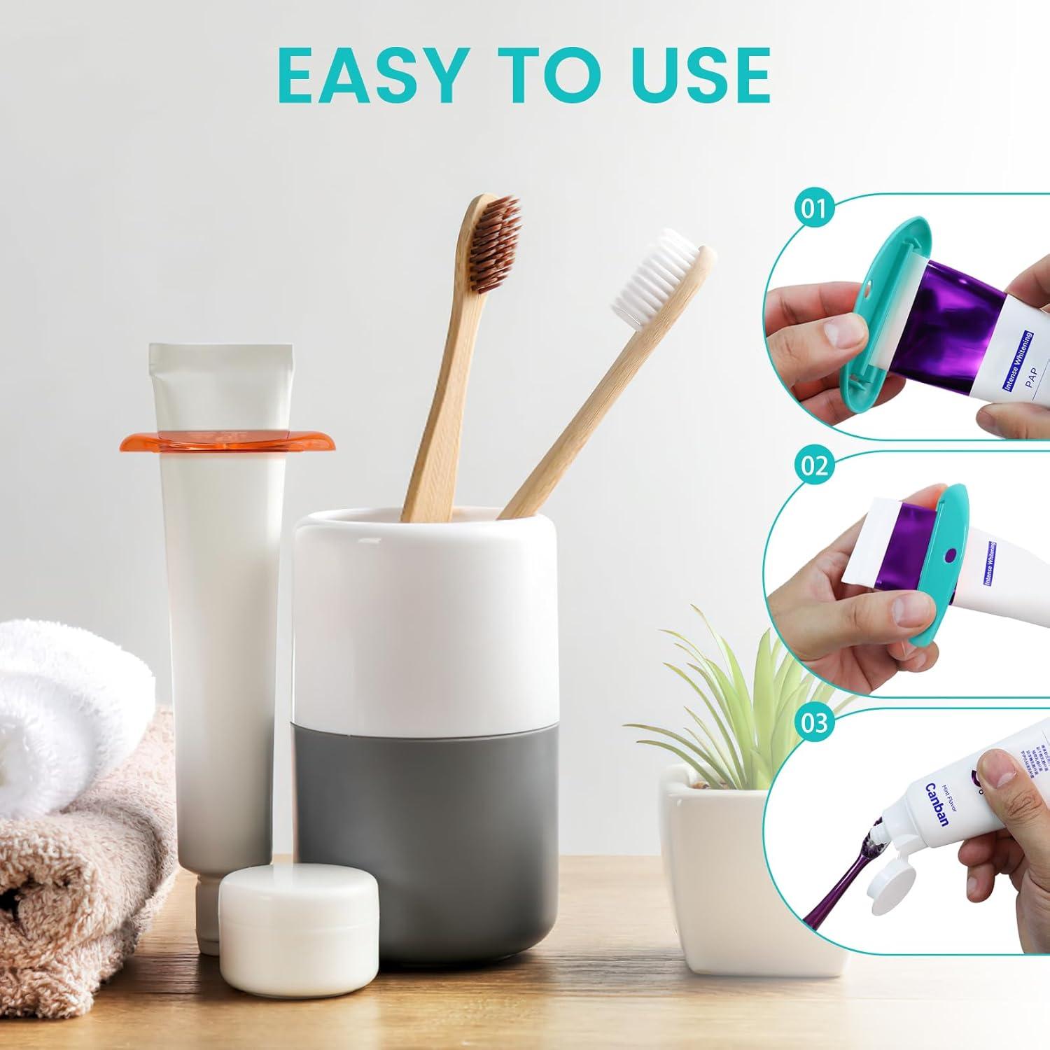 5 Exprimidores de Tubo de Pasta de Dientes SMLBJUTE - Plástico Duradero