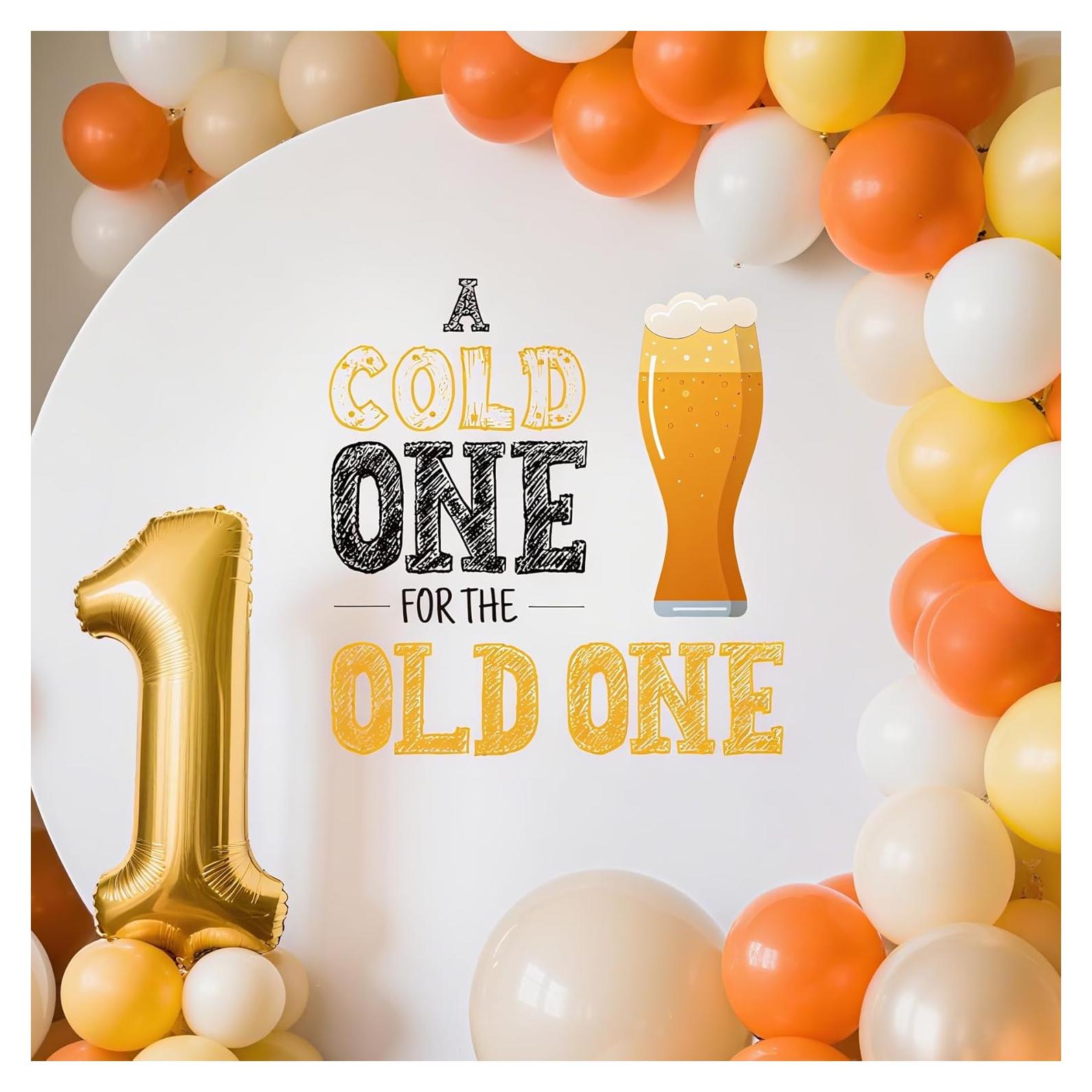 Calcomanía de Fiesta 1er Cumpleaños Dvehdbay 50x52cm