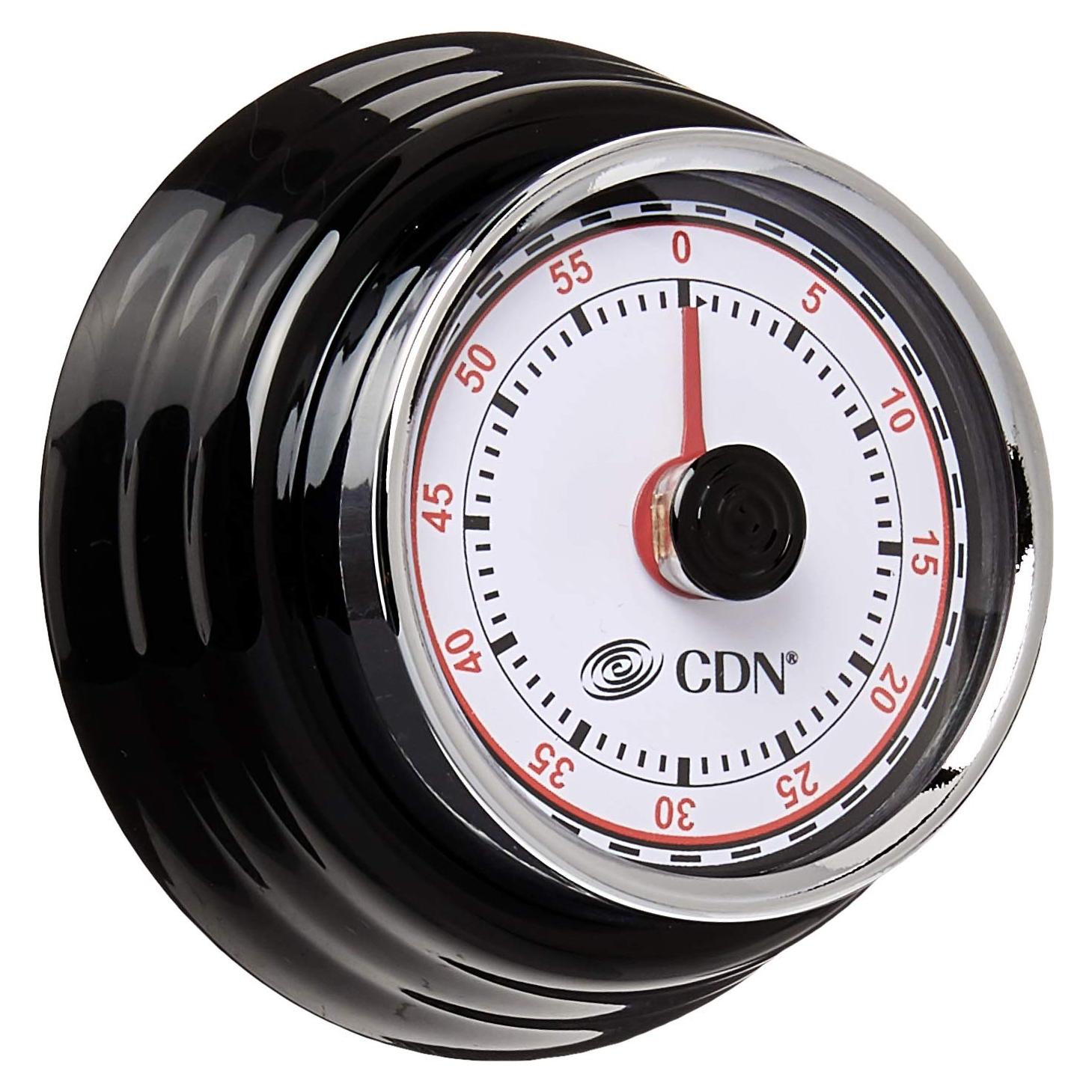 Temporizador Mecánico Compacto CDN MT4 60 Min Negro