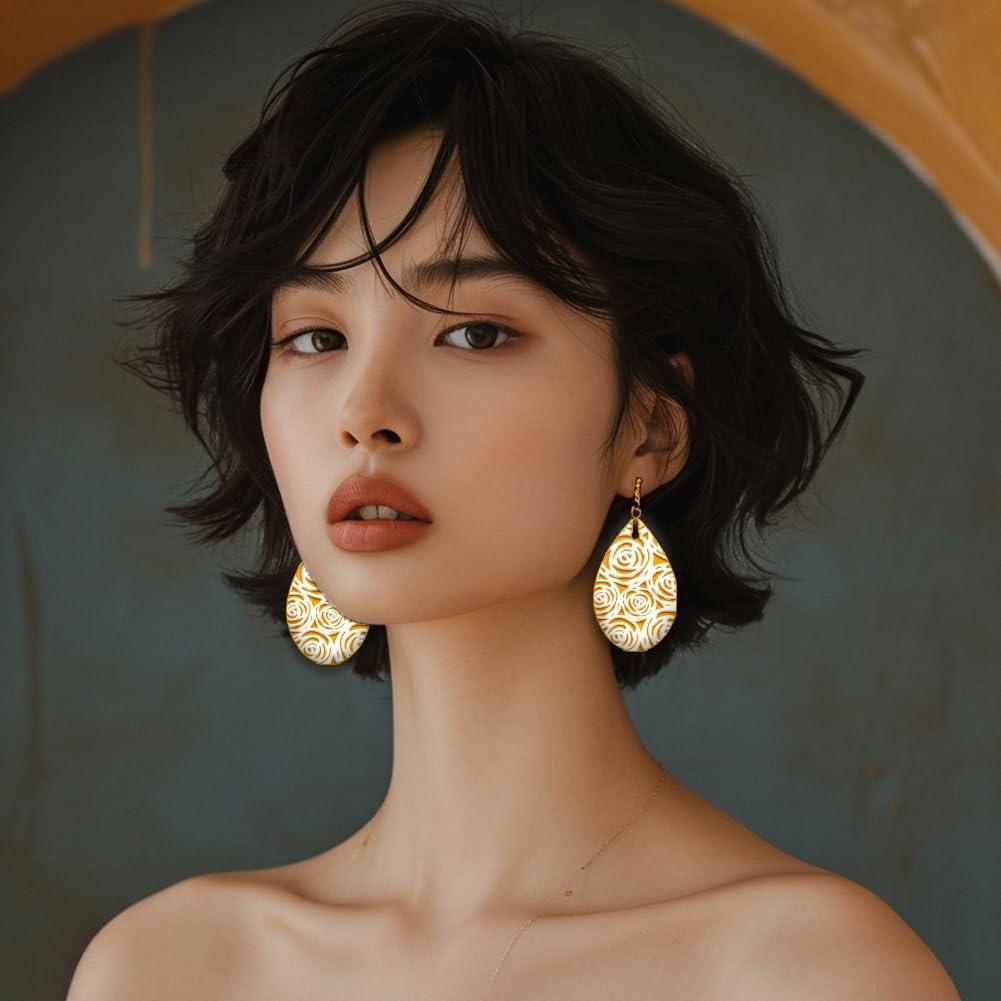 Juego de 4 Hojas de Textura de Arcilla Polimérica Boho ACRNIGHEET