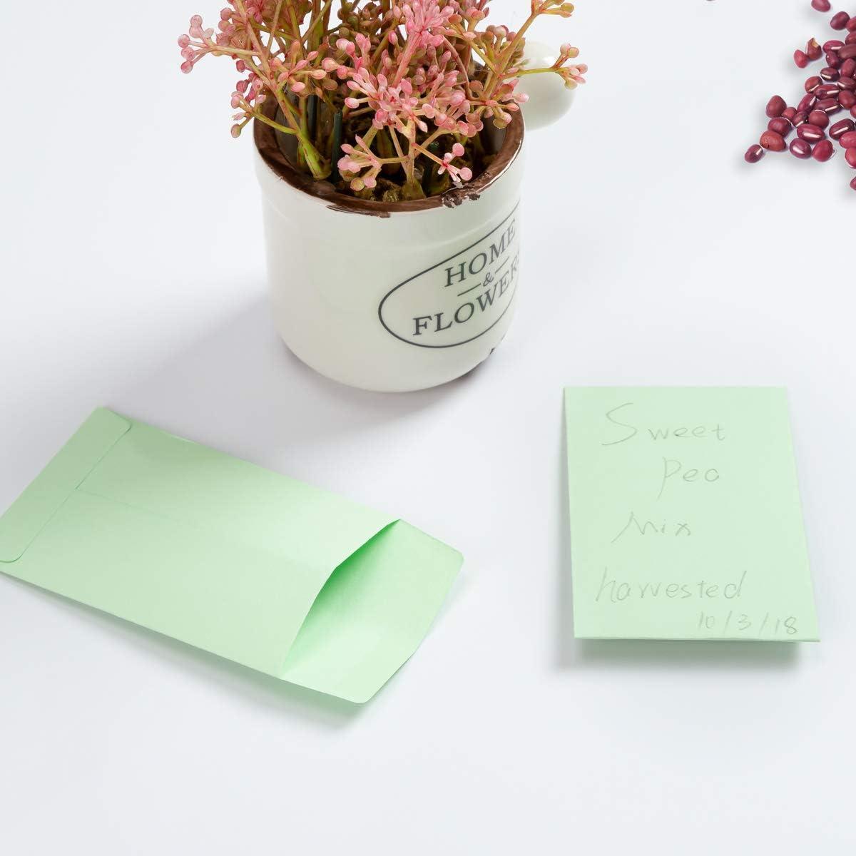 100 Sobres Pequeños Coloridos Autoadhesivos Homtable 5.72x8.89cm