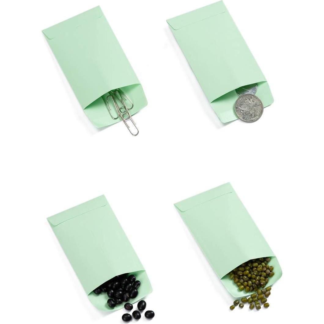 100 Sobres Pequeños Coloridos Autoadhesivos Homtable 5.72x8.89cm