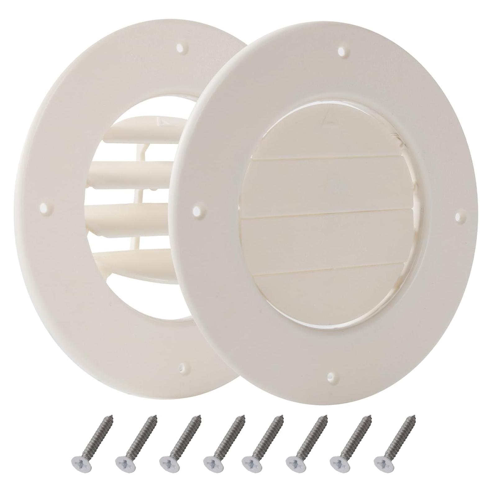 Paquete de 2 Cubiertas de Ventilación de Techo Calvana 16.5 cm