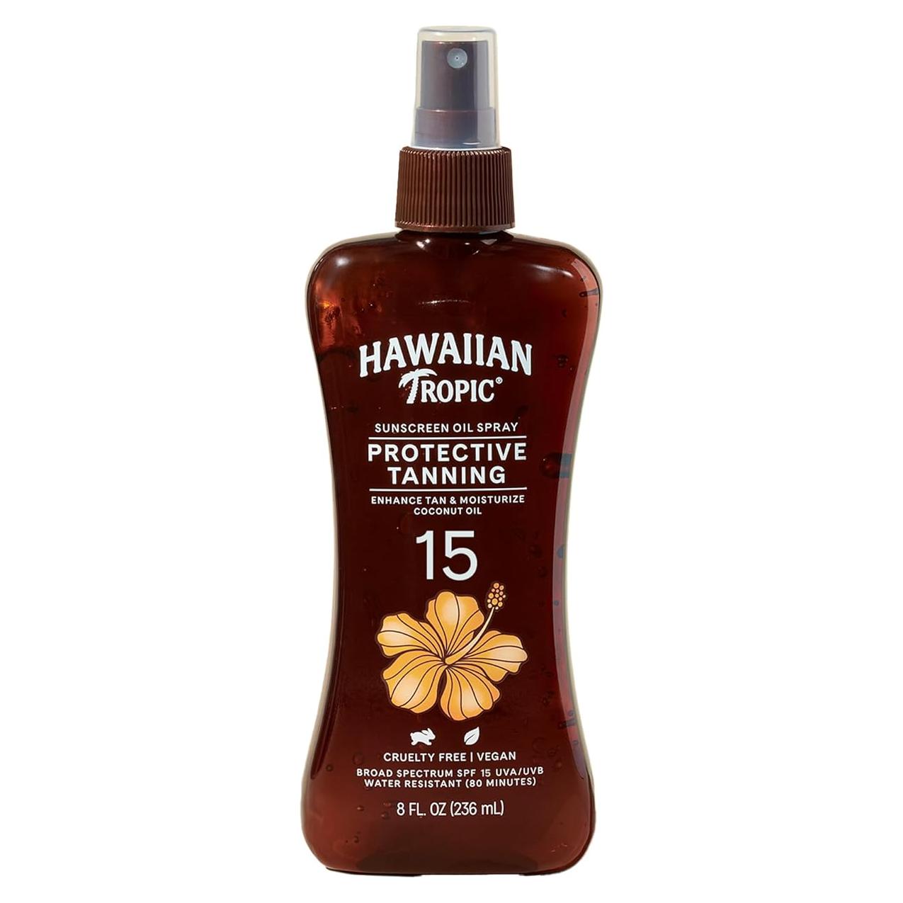 Aceite Bronceador en Spray Hawaiian Tropic SPF 15 - 226.8ml