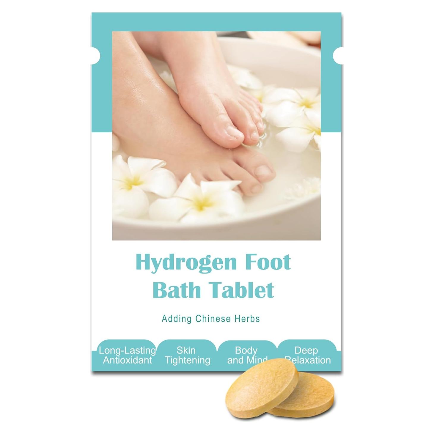 Tabletas Efervescentes para Remojo de Pies H2RICH 2 Pzas